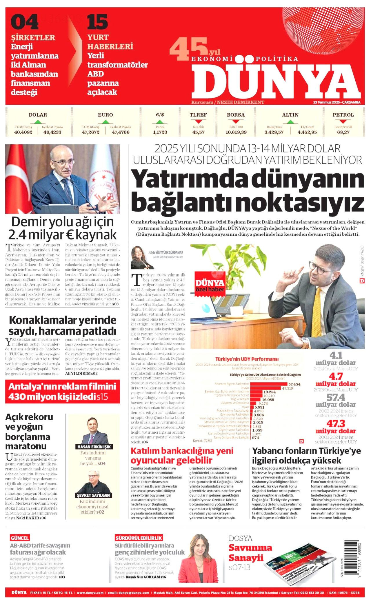 Türkiye kendi kanatlarıyla uçuyor! Yerli ve milli gururlarımız gazete manşetlerinde... - Sayfa 19