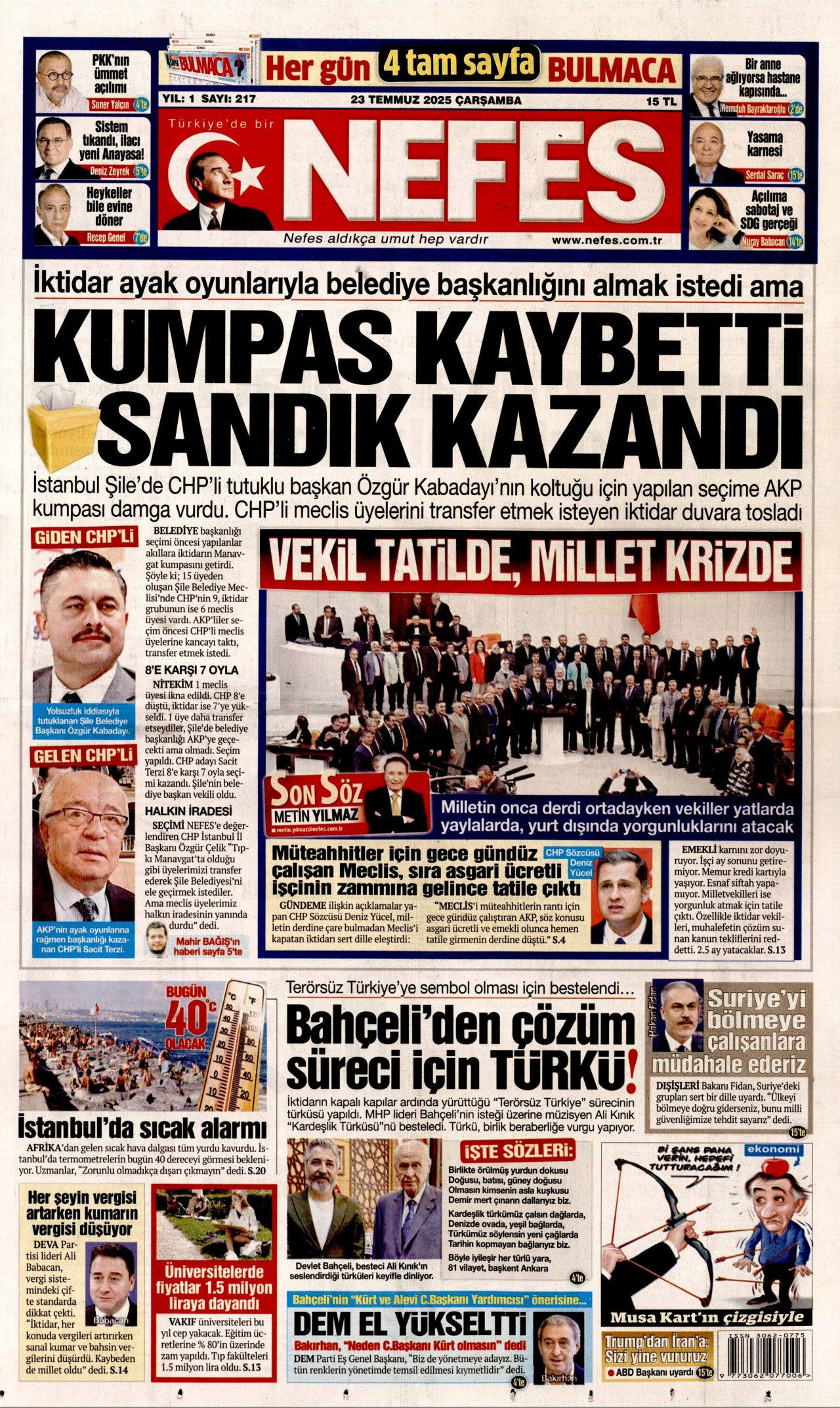 Türkiye kendi kanatlarıyla uçuyor! Yerli ve milli gururlarımız gazete manşetlerinde... - Sayfa 5