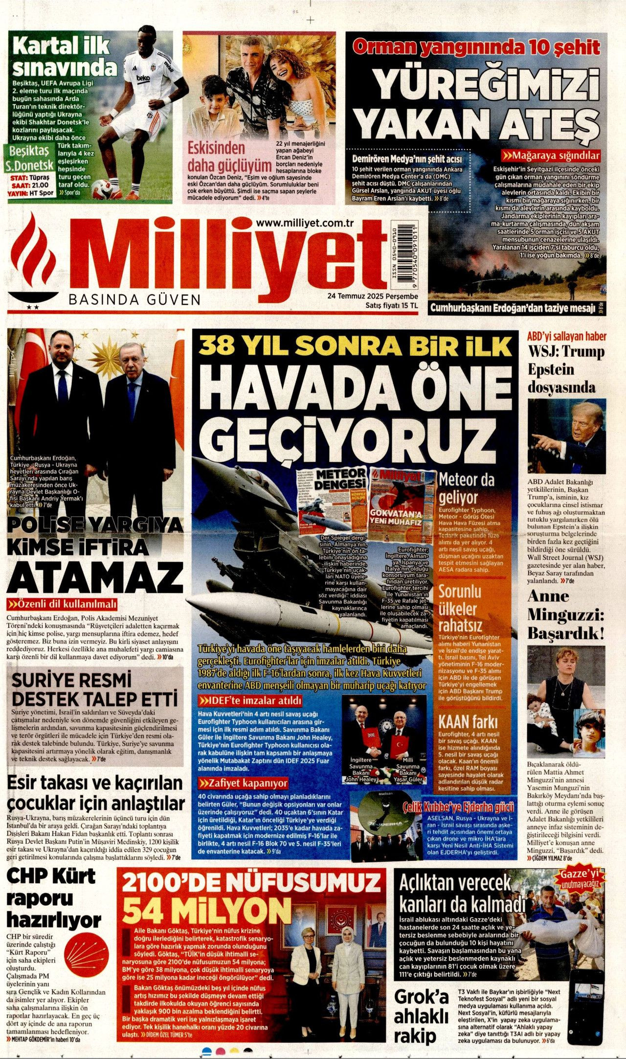 38 yıl sonra bir ilk! Havada öne geçiyoruz! Yunanistan ve İsrail endişeli... - Sayfa 1