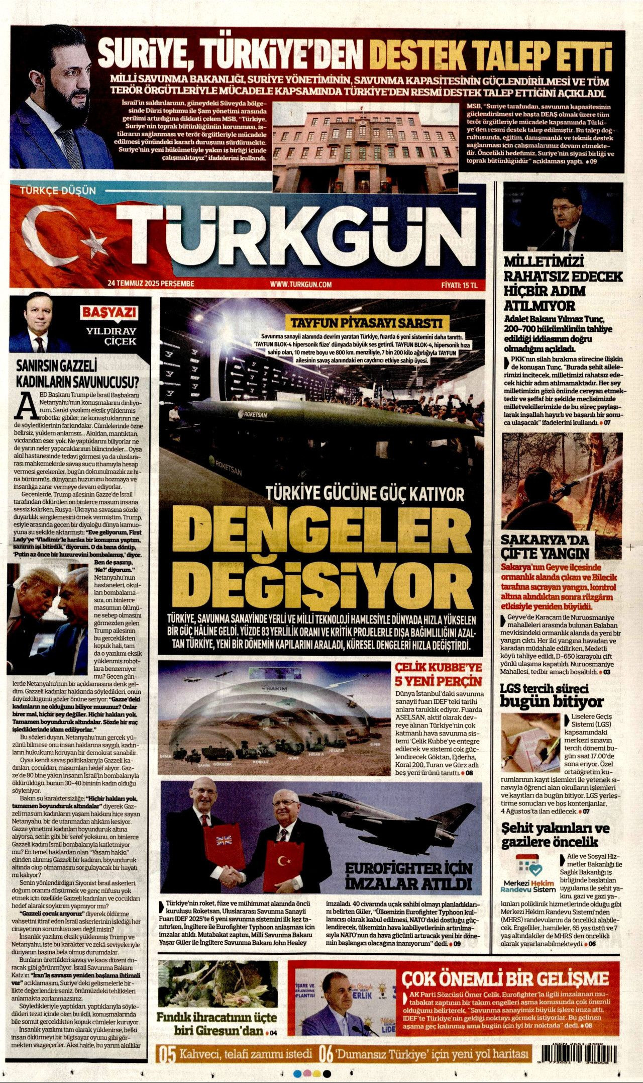 38 yıl sonra bir ilk! Havada öne geçiyoruz! Yunanistan ve İsrail endişeli... - Sayfa 14