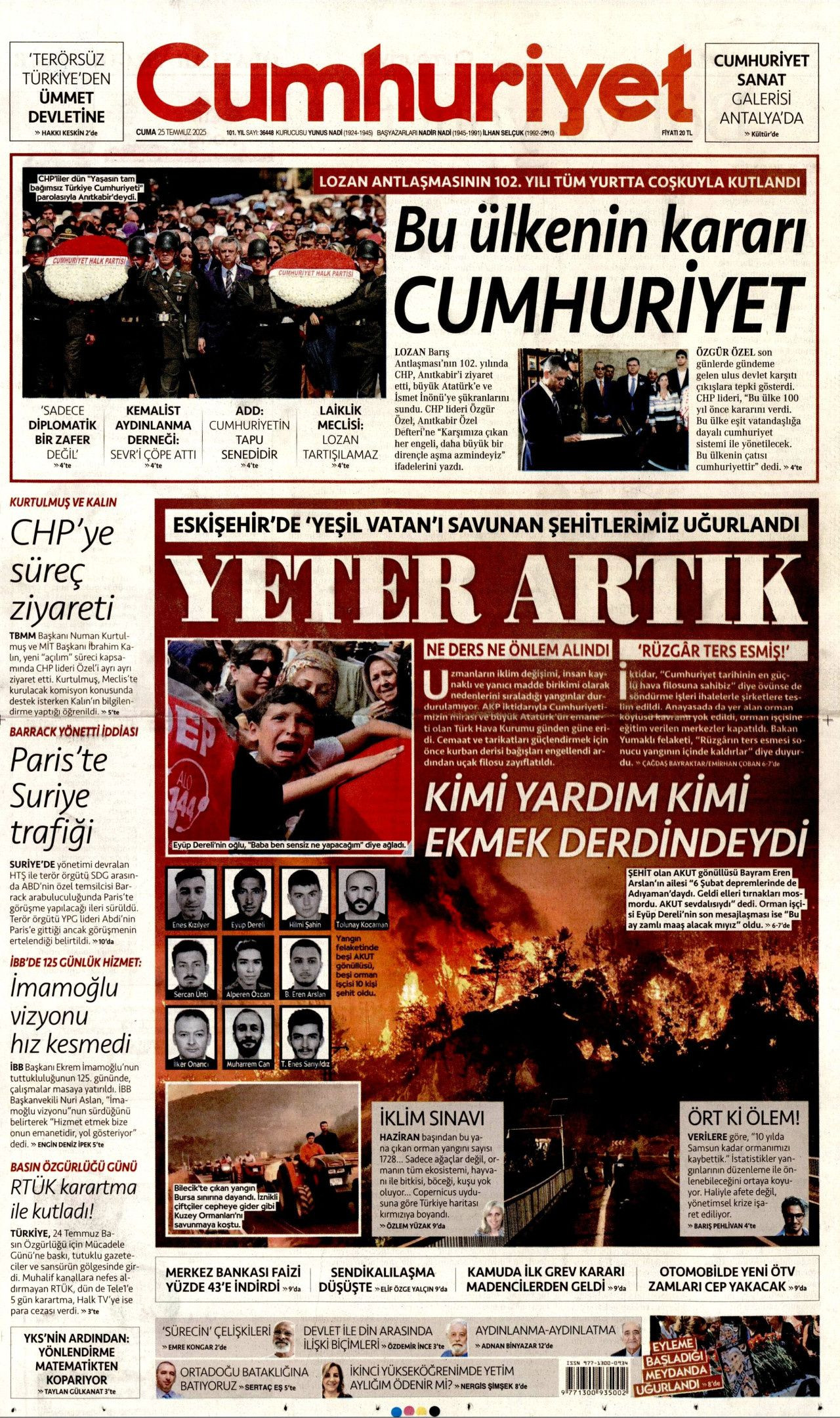 Yeşil vatanın kahramanları manşetlerde... Hikayeleri de yürek yaktı! - Sayfa 10