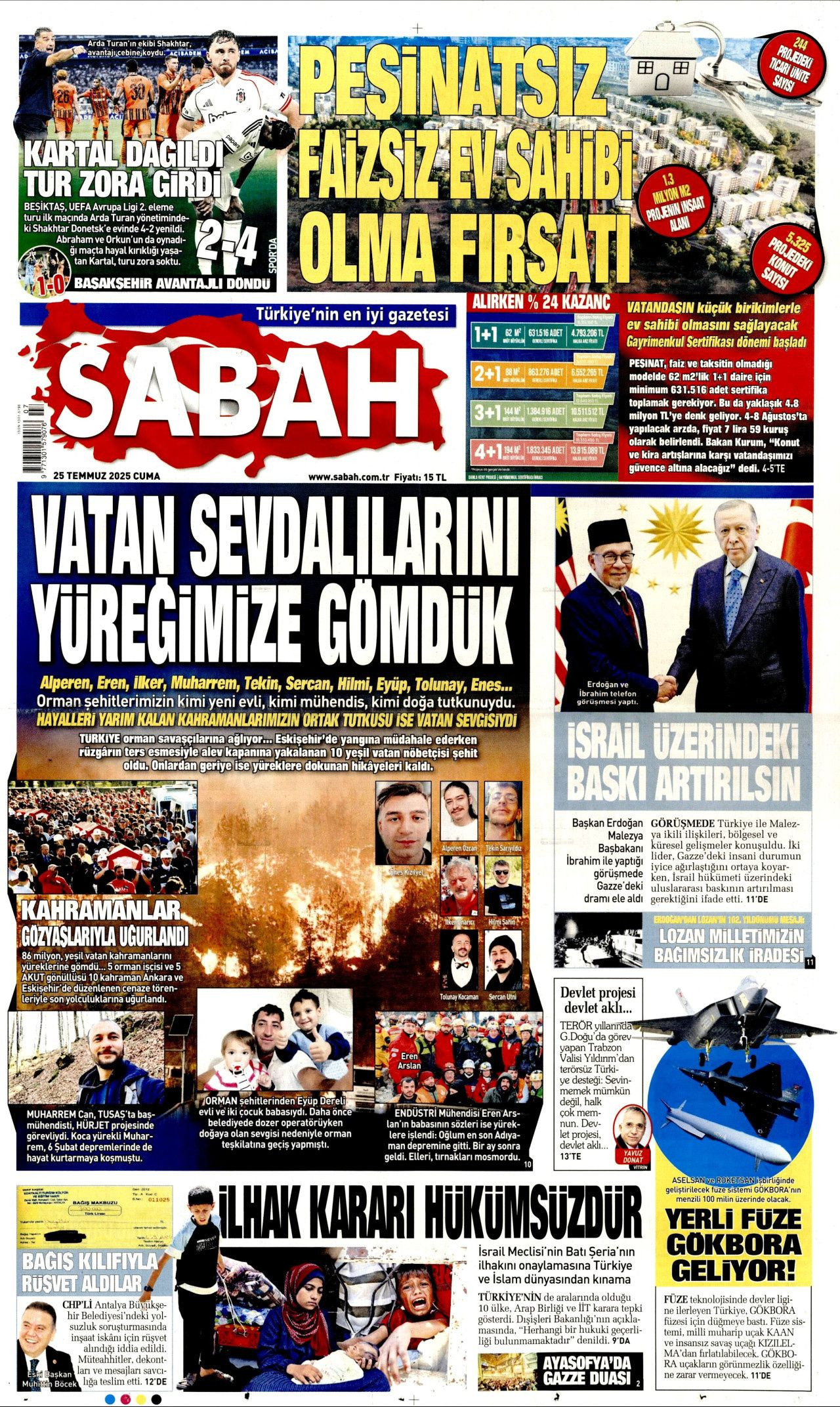 Yeşil vatanın kahramanları manşetlerde... Hikayeleri de yürek yaktı! - Sayfa 4