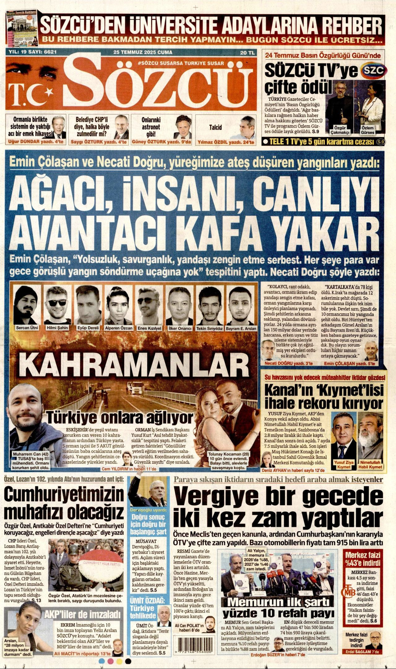 Yeşil vatanın kahramanları manşetlerde... Hikayeleri de yürek yaktı! - Sayfa 3