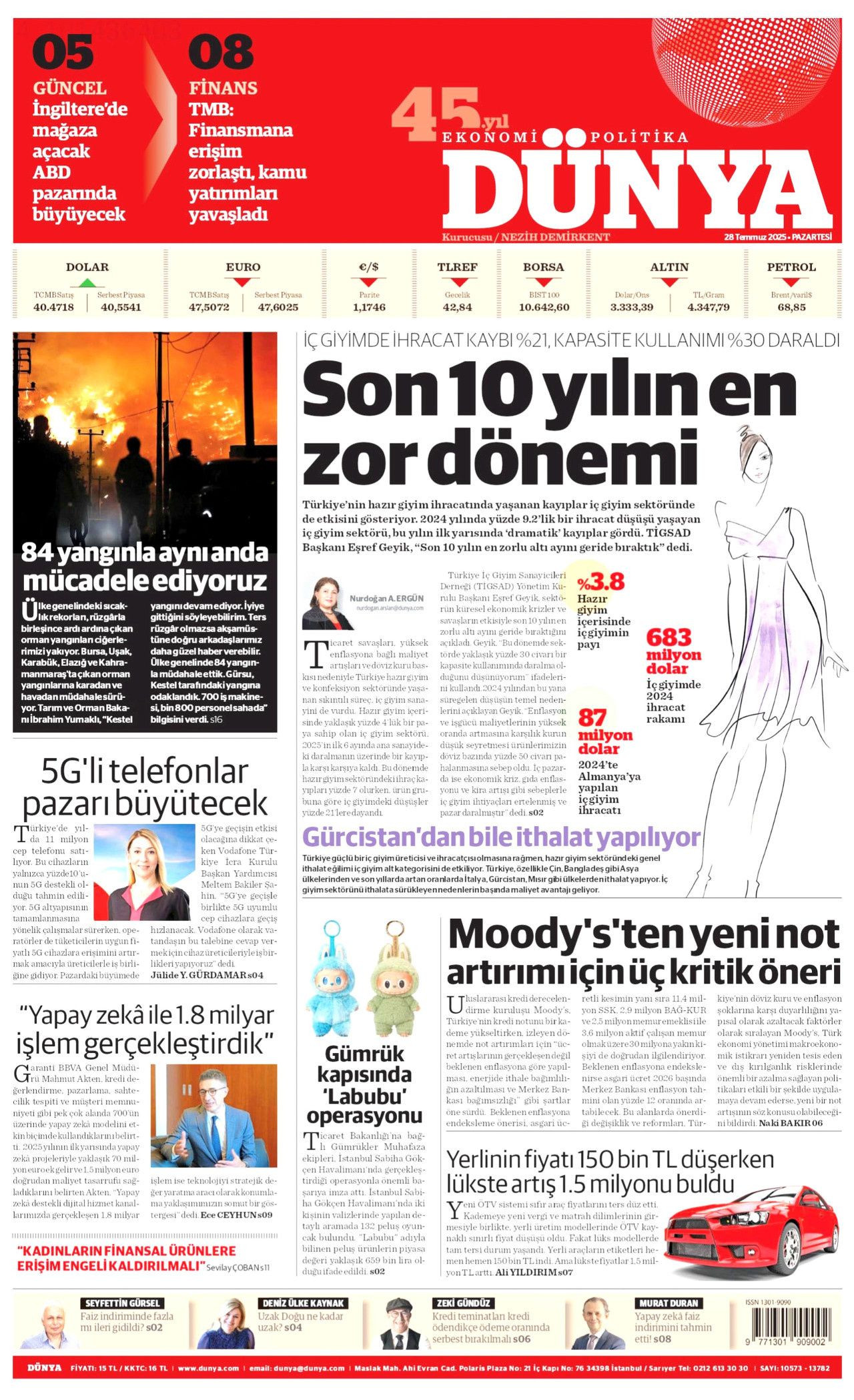 Ayağı alçıda olmasına rağmen göreve koşan itfaiyeci şehit oldu! Ramazan Şaşkın'ın kahramanlığı manşetlerde... - Sayfa 21