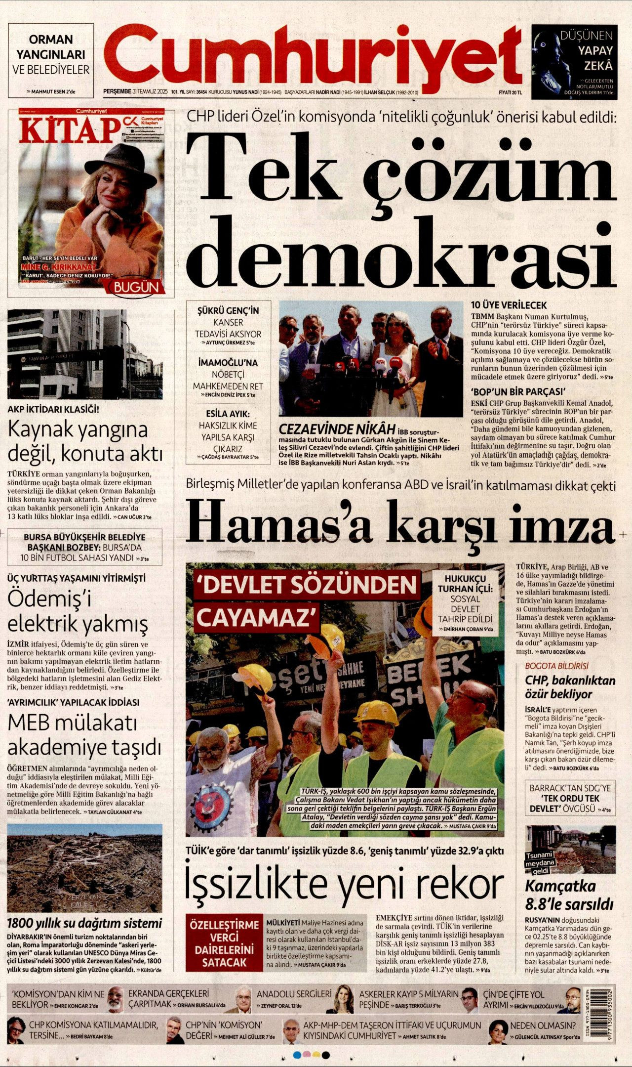 Aç çocuklara yenildiler! Gazze'deki insanlık dışı görüntüler İsrail'i yalnızlaştırıyor... 31 Temmuz Perşembe gazete manşetleri! - Sayfa 8