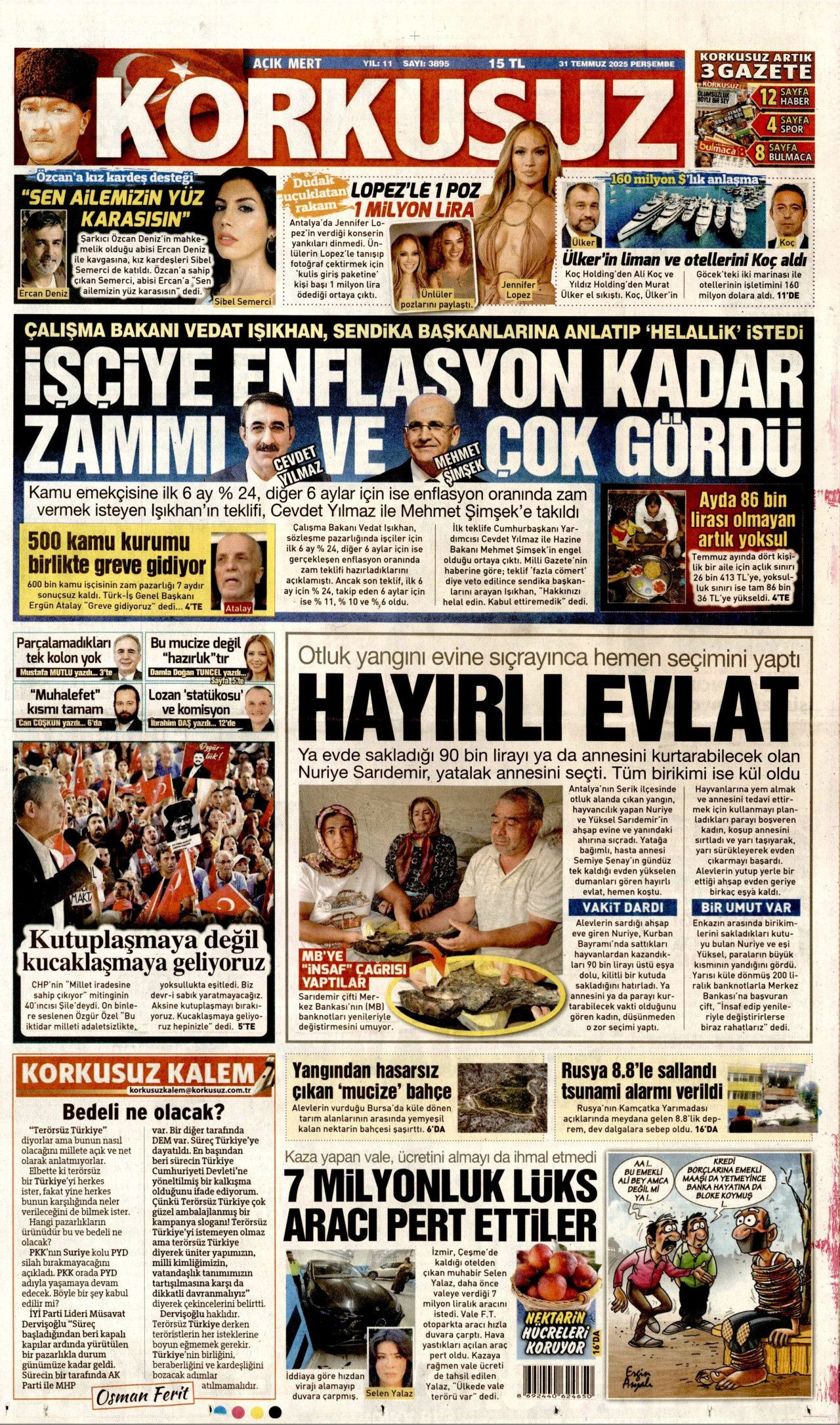 Aç çocuklara yenildiler! Gazze'deki insanlık dışı görüntüler İsrail'i yalnızlaştırıyor... 31 Temmuz Perşembe gazete manşetleri! - Sayfa 16