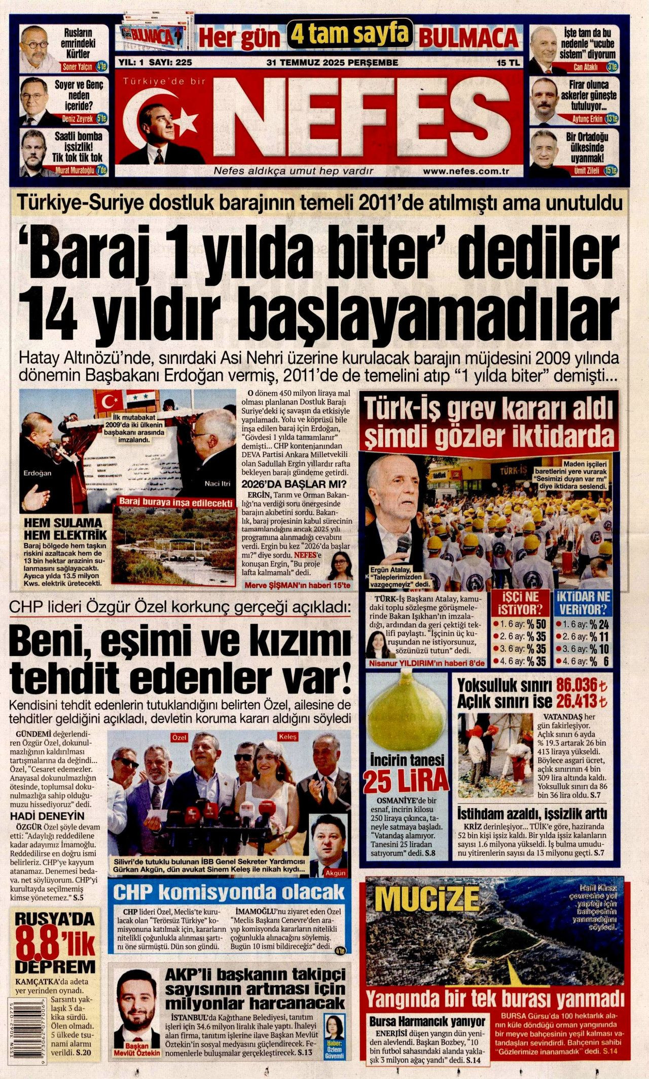 Aç çocuklara yenildiler! Gazze'deki insanlık dışı görüntüler İsrail'i yalnızlaştırıyor... 31 Temmuz Perşembe gazete manşetleri! - Sayfa 9