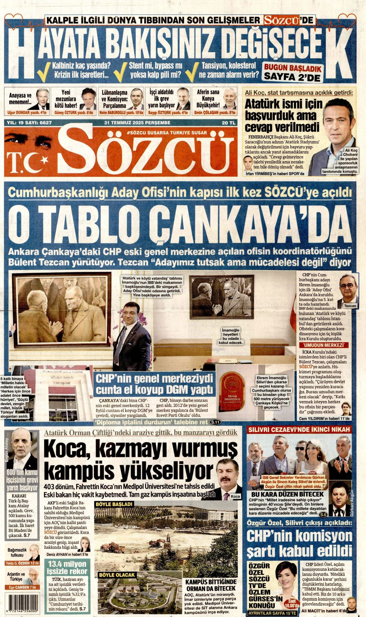 Aç çocuklara yenildiler! Gazze'deki insanlık dışı görüntüler İsrail'i yalnızlaştırıyor... 31 Temmuz Perşembe gazete manşetleri! - Sayfa 3