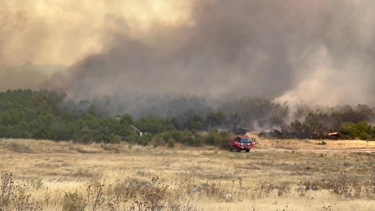 Çanakkale'de orman yangını: Alevler şehir merkezine yaklaştı, hastanede panik! - Sayfa 3