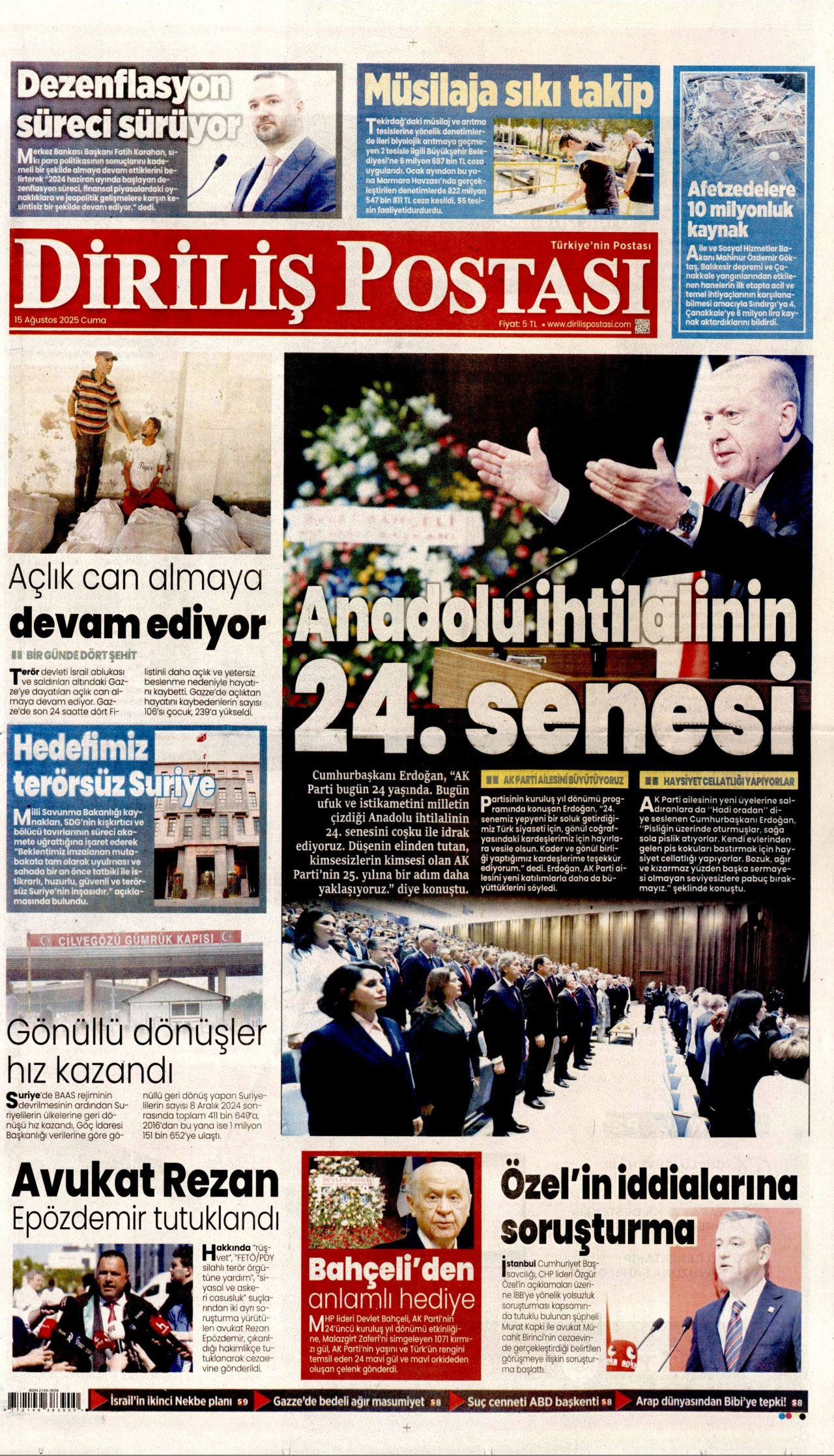 Topuklu Efe'ye AK Parti rozeti! Dikkat çeken transfer manşetlerde! Hangi gazete nasıl gördü? - Sayfa 20