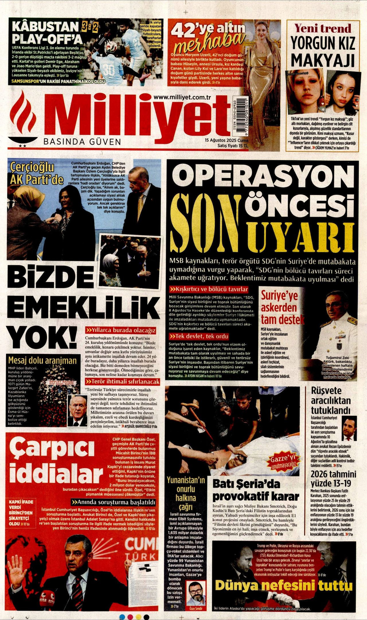 Topuklu Efe'ye AK Parti rozeti! Dikkat çeken transfer manşetlerde! Hangi gazete nasıl gördü? - Sayfa 13