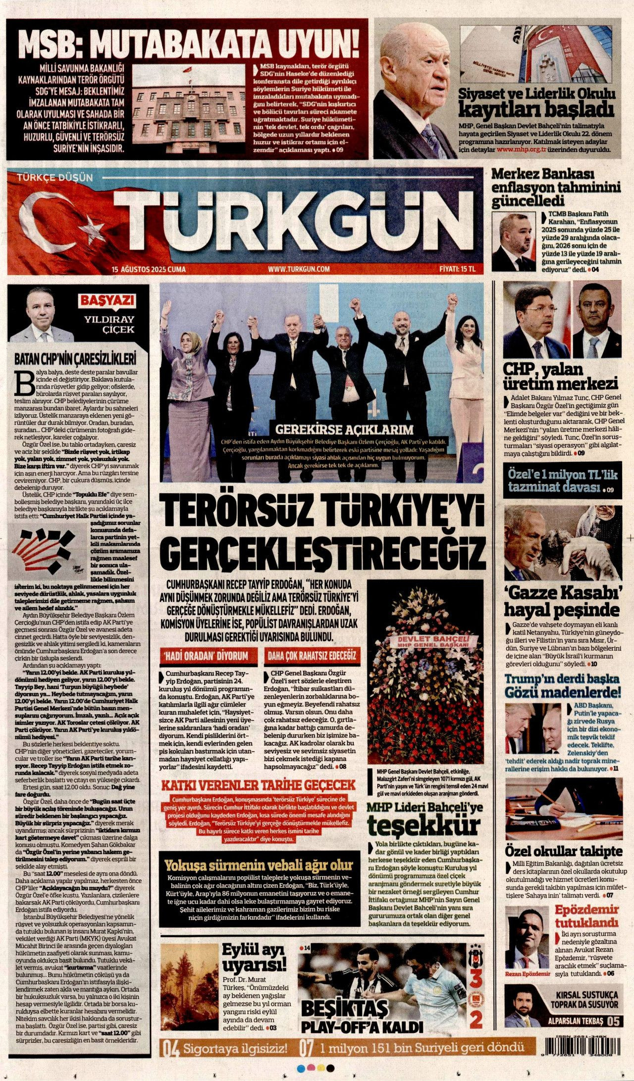 Topuklu Efe'ye AK Parti rozeti! Dikkat çeken transfer manşetlerde! Hangi gazete nasıl gördü? - Sayfa 7