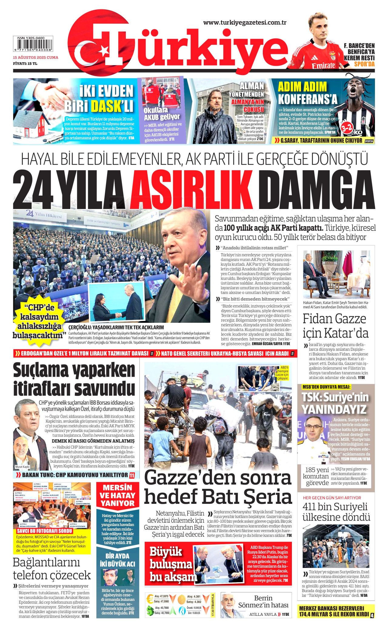 Topuklu Efe'ye AK Parti rozeti! Dikkat çeken transfer manşetlerde! Hangi gazete nasıl gördü? - Sayfa 6