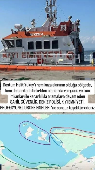 Marmara Denizi’nde kayıp iş insanı Halit Yukay için seferberlik! Kıvanç Tatlıtuğ "Çok kritik saatlere girdik!" diyerek 4 noktayı işaret etti! - Sayfa 11