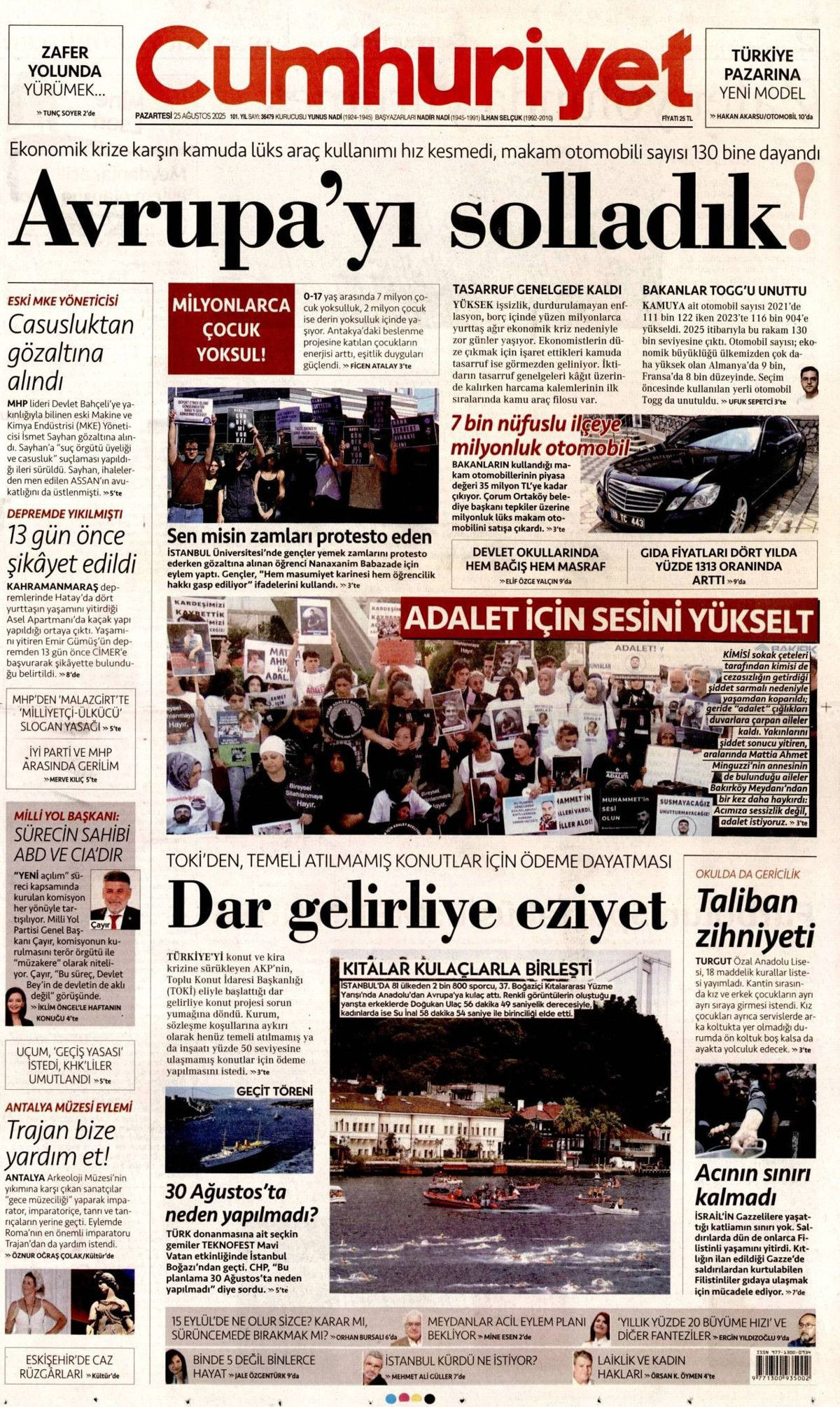 Boğaz'da zafer geçişi manşetlerde! Mavi Vatan gururu... - Sayfa 12