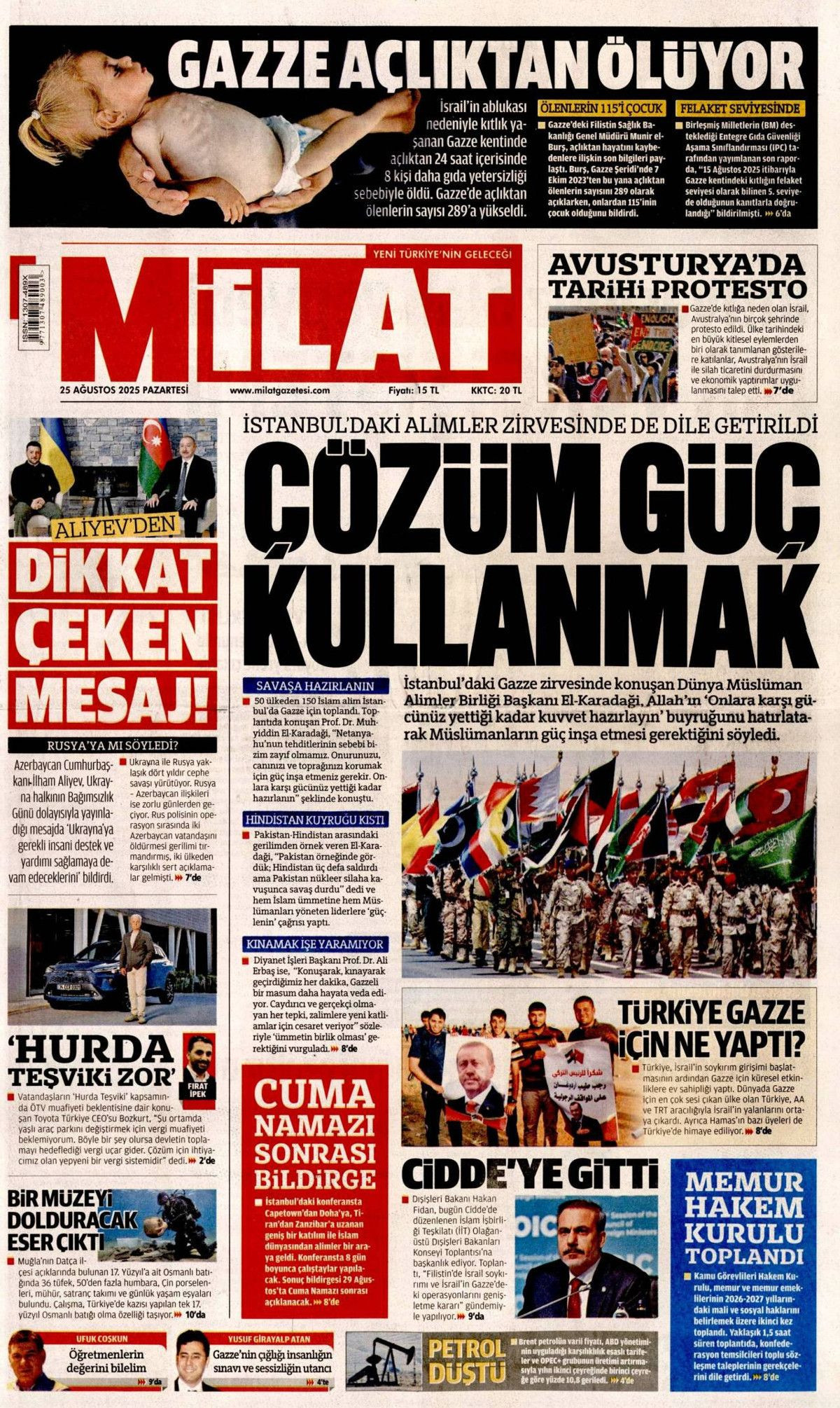 Boğaz'da zafer geçişi manşetlerde! Mavi Vatan gururu... - Sayfa 19