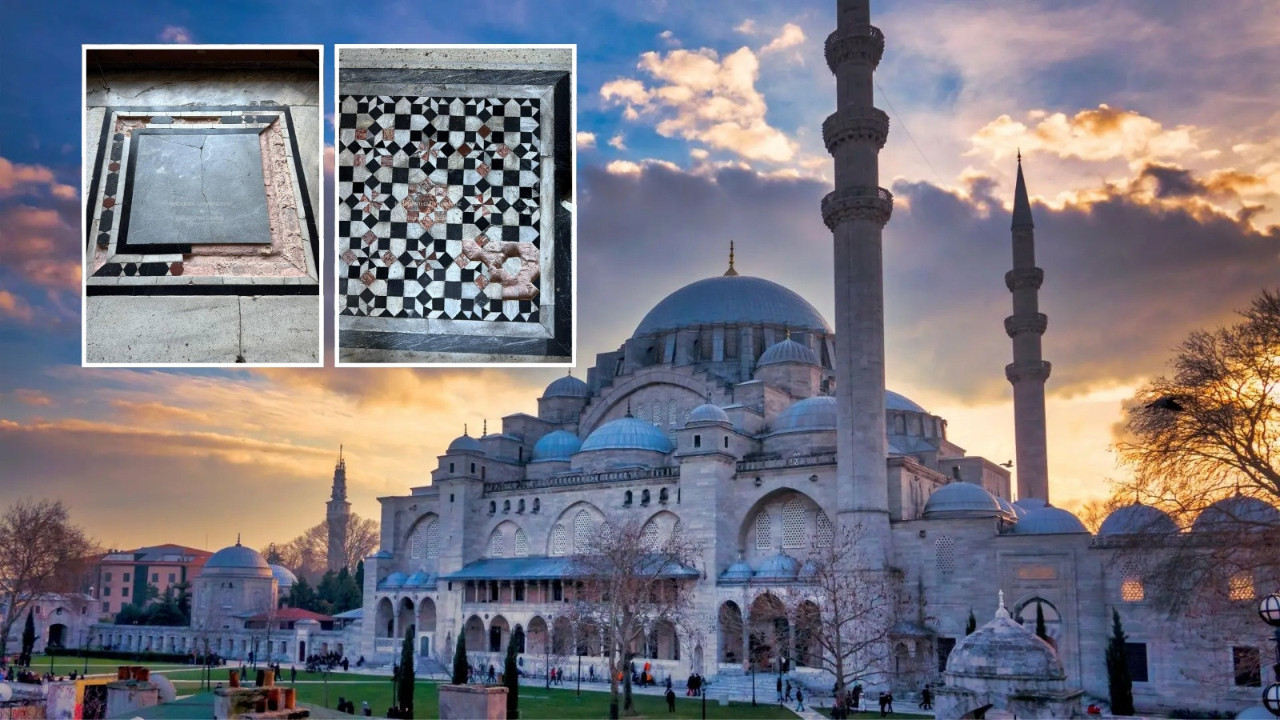 Mimar Sinan’ın emaneti Süleymaniye Camii'nde hırsızlık skandalı! Mozaikler anahtarla sökülmüş...