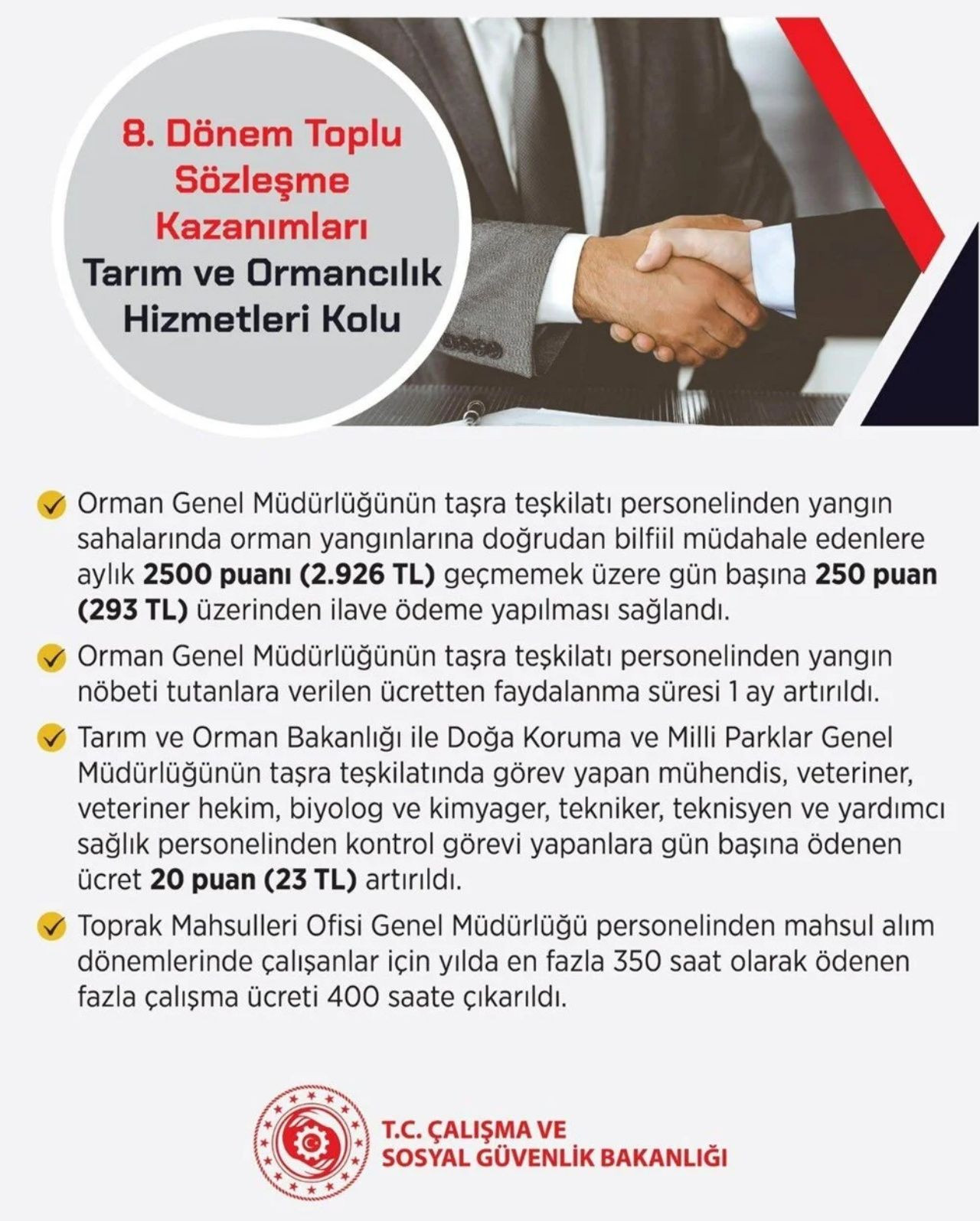 Memur zamlarında kritik gün! Toplu sözleşmede 11 iş koluna yeni haklar - Sayfa 8
