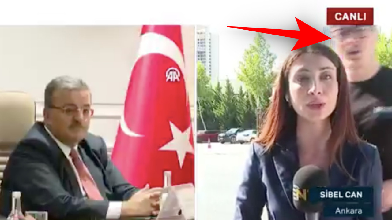 Canlı yayında ilginç an: Muhabir memur zammını anlatırken arkadan gelen ses damga vurdu!