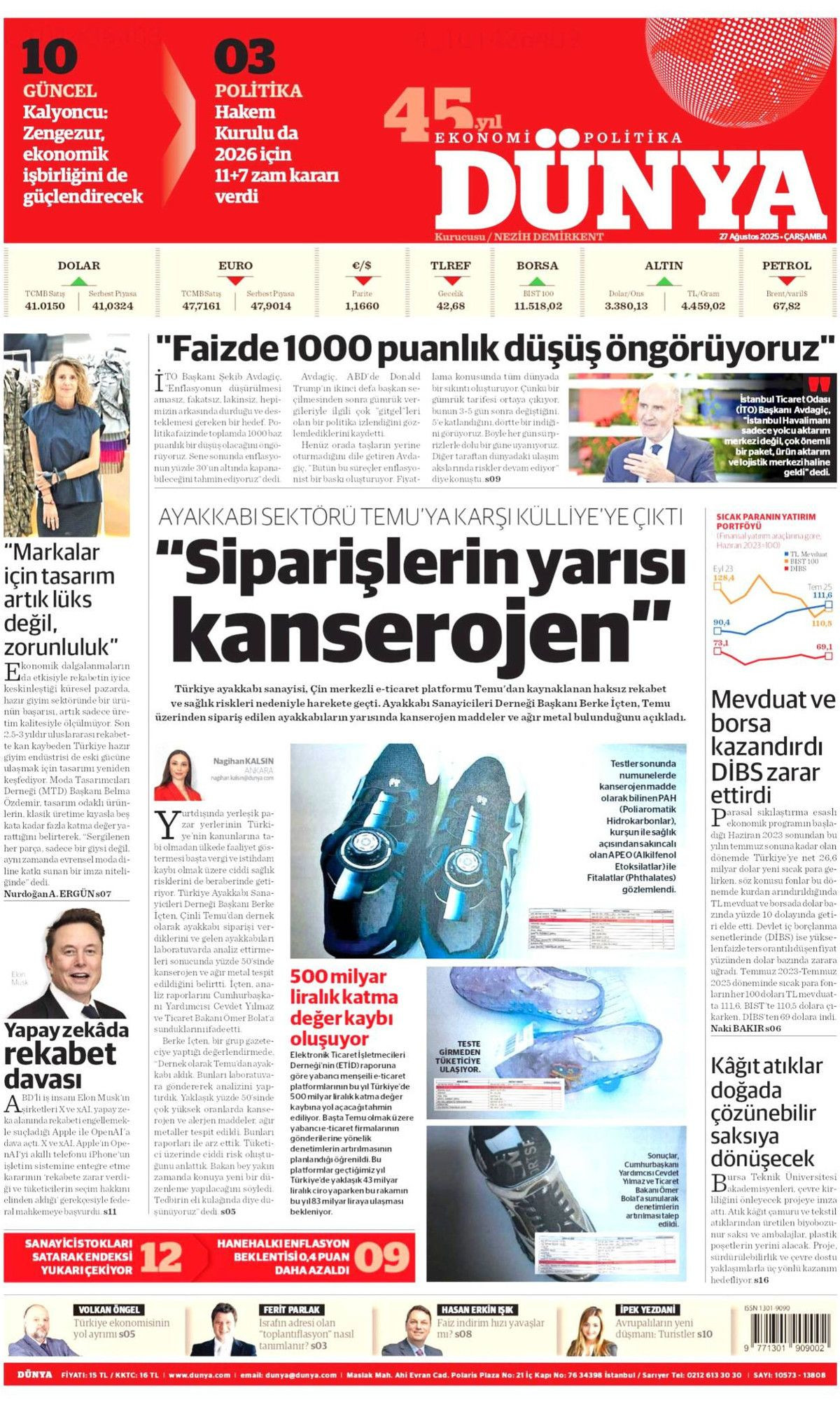 Cumhurbaşkanı Erdoğan'ın YPG'ye "Kılıç kınından çıkarsa kelama yer kalmaz" mesajı manşetlerde! Hangi gazete nasıl gördü? - Sayfa 11