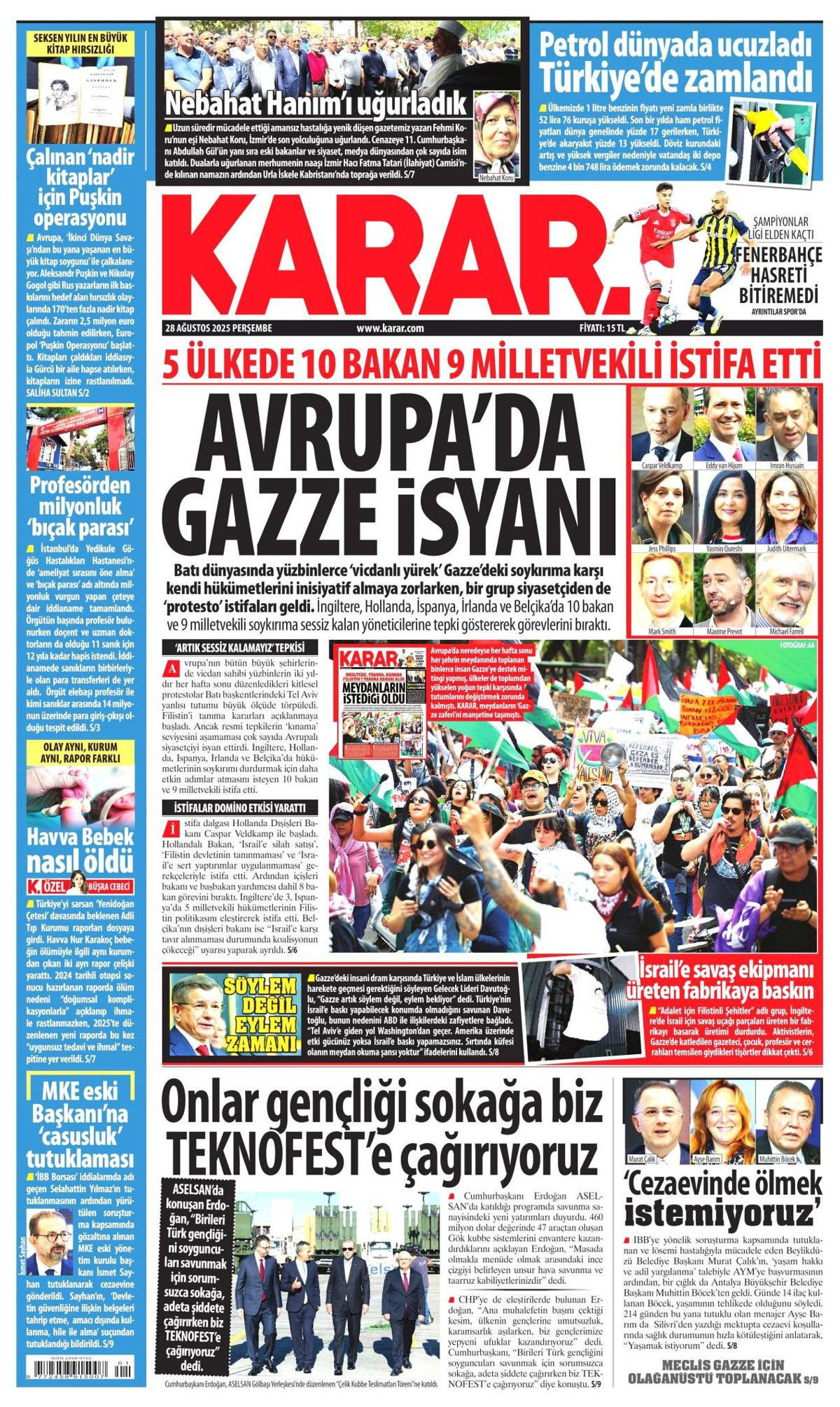 Gök vatana çelik göz: Türkiye'nin gurur günü manşetlerde! - Sayfa 12