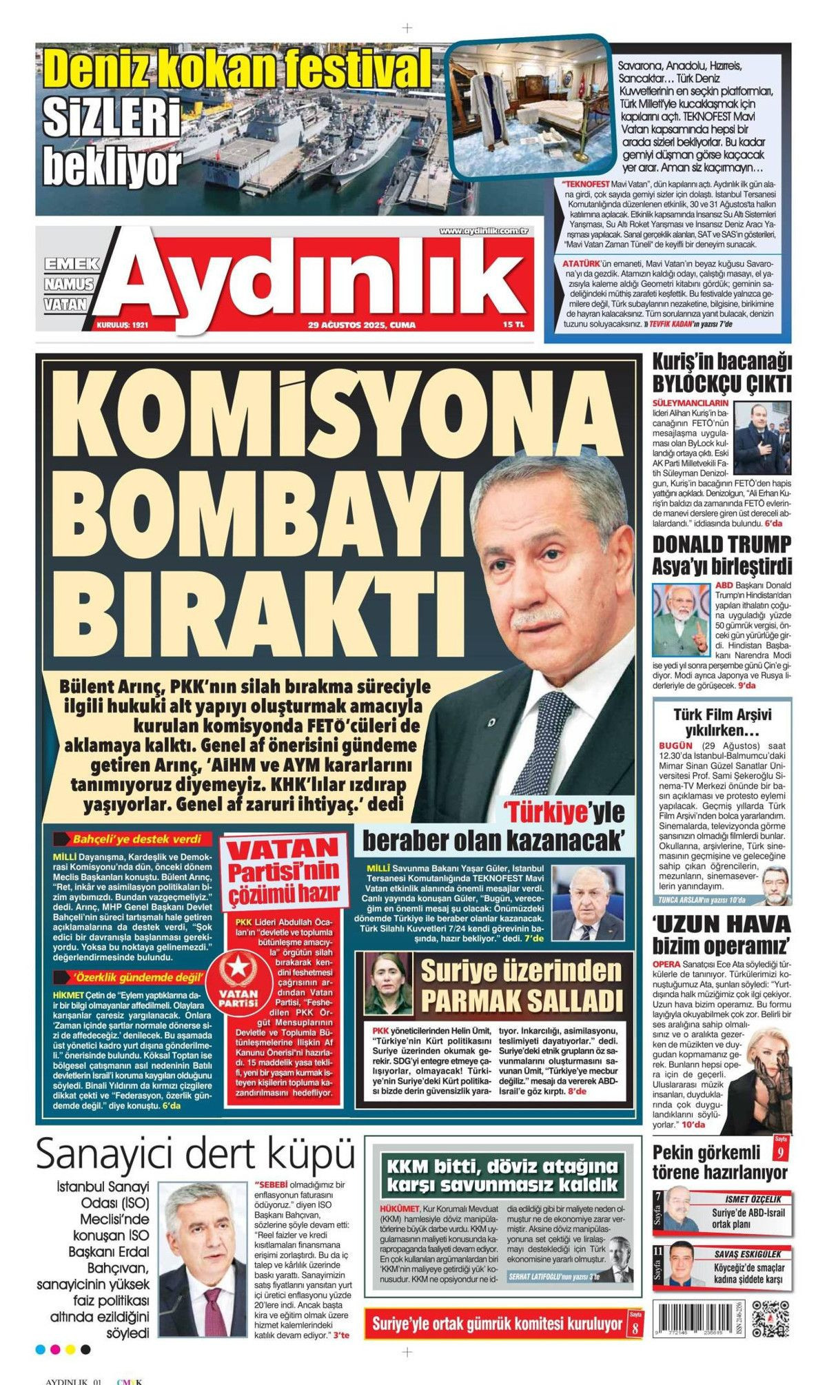 Türkiye destan yazıyor... Hasımlarımız panik içinde! Teknofest MAVİ VATAN manşetlerde! - Sayfa 8