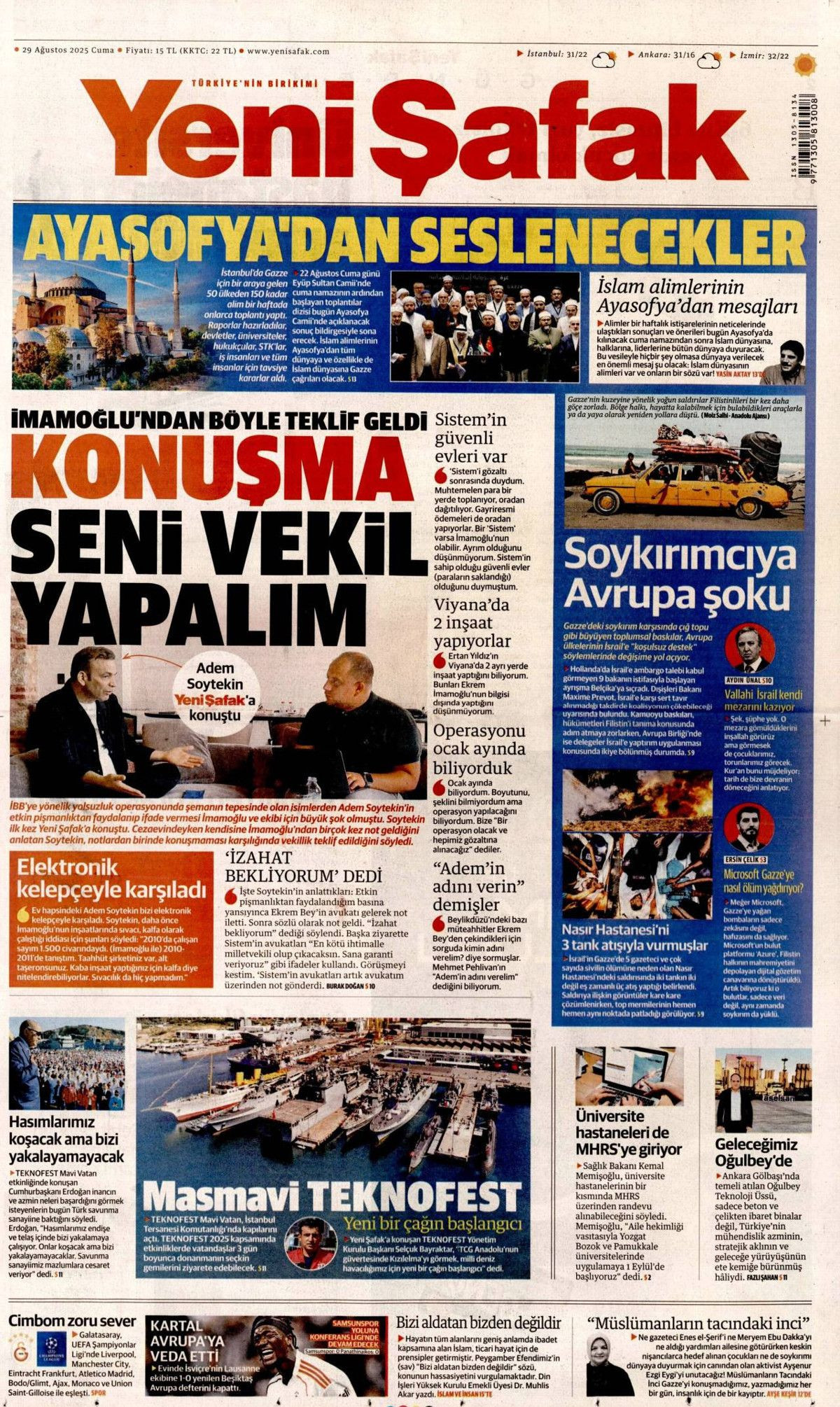 Türkiye destan yazıyor... Hasımlarımız panik içinde! Teknofest MAVİ VATAN manşetlerde! - Sayfa 6