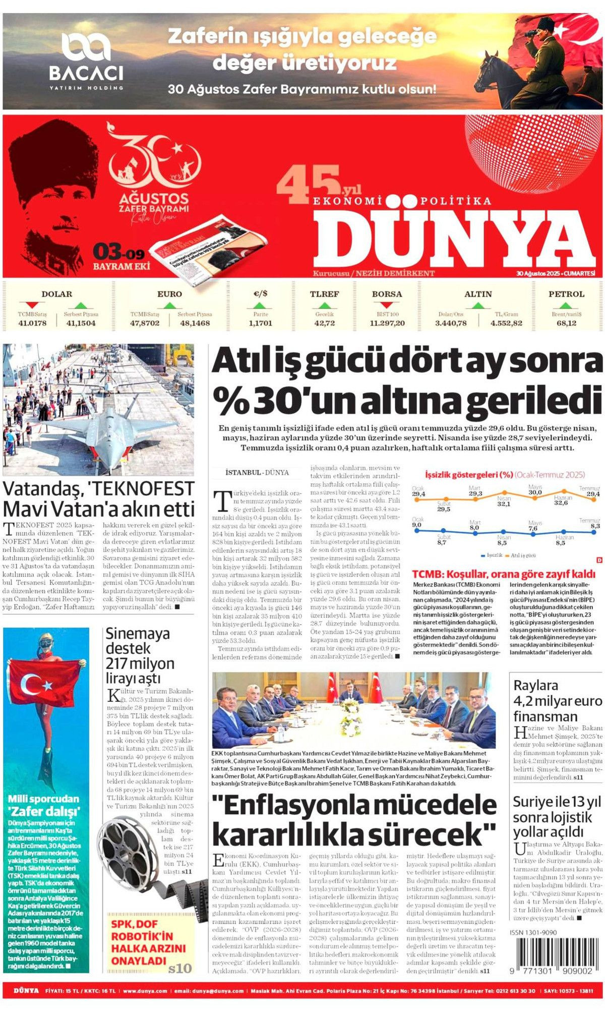 Manşetlerde 30 Ağustos coşkusu: Her adımda tarih yazdı! Büyük zaferin nefes kesen perde arkası... - Sayfa 21