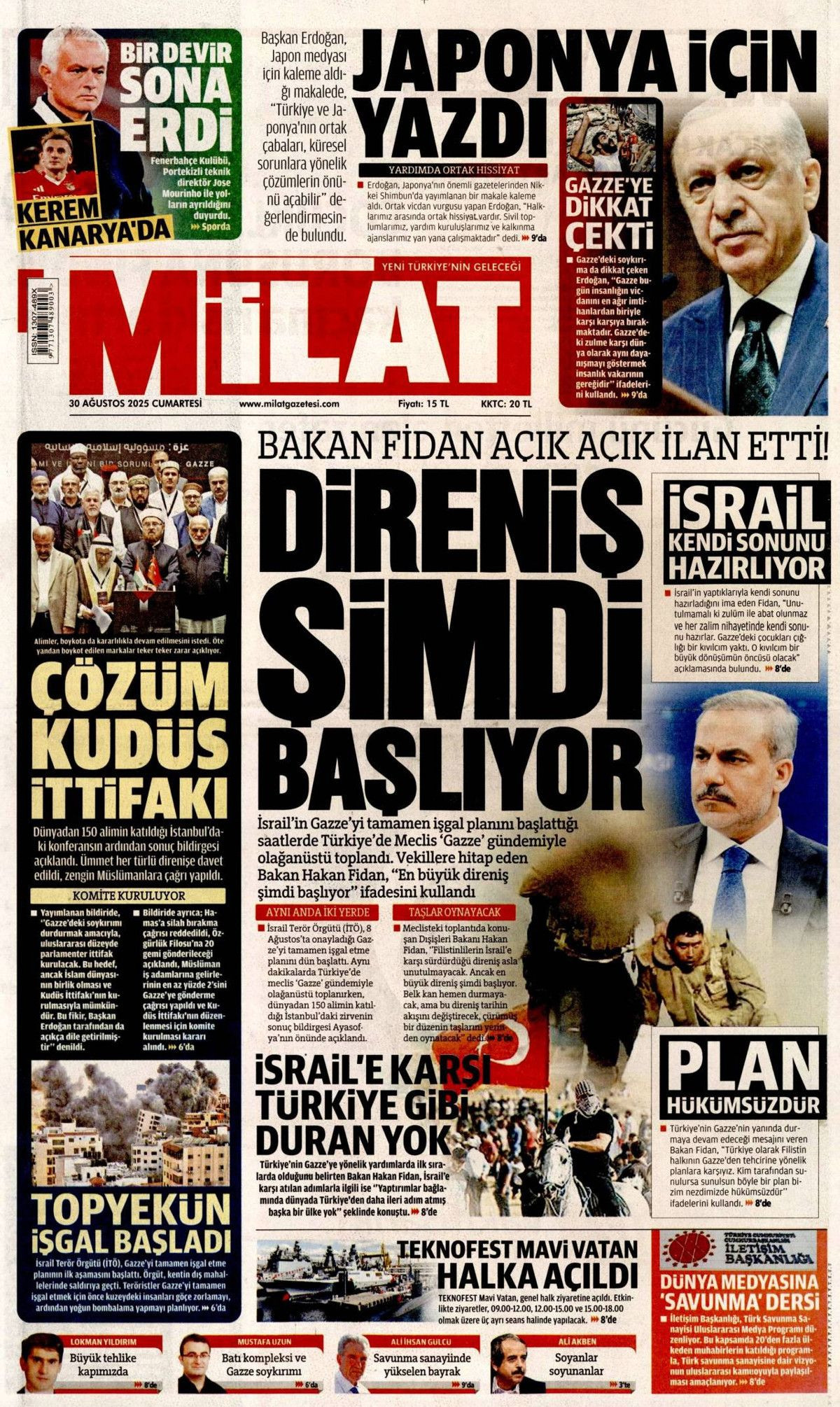 Manşetlerde 30 Ağustos coşkusu: Her adımda tarih yazdı! Büyük zaferin nefes kesen perde arkası... - Sayfa 20