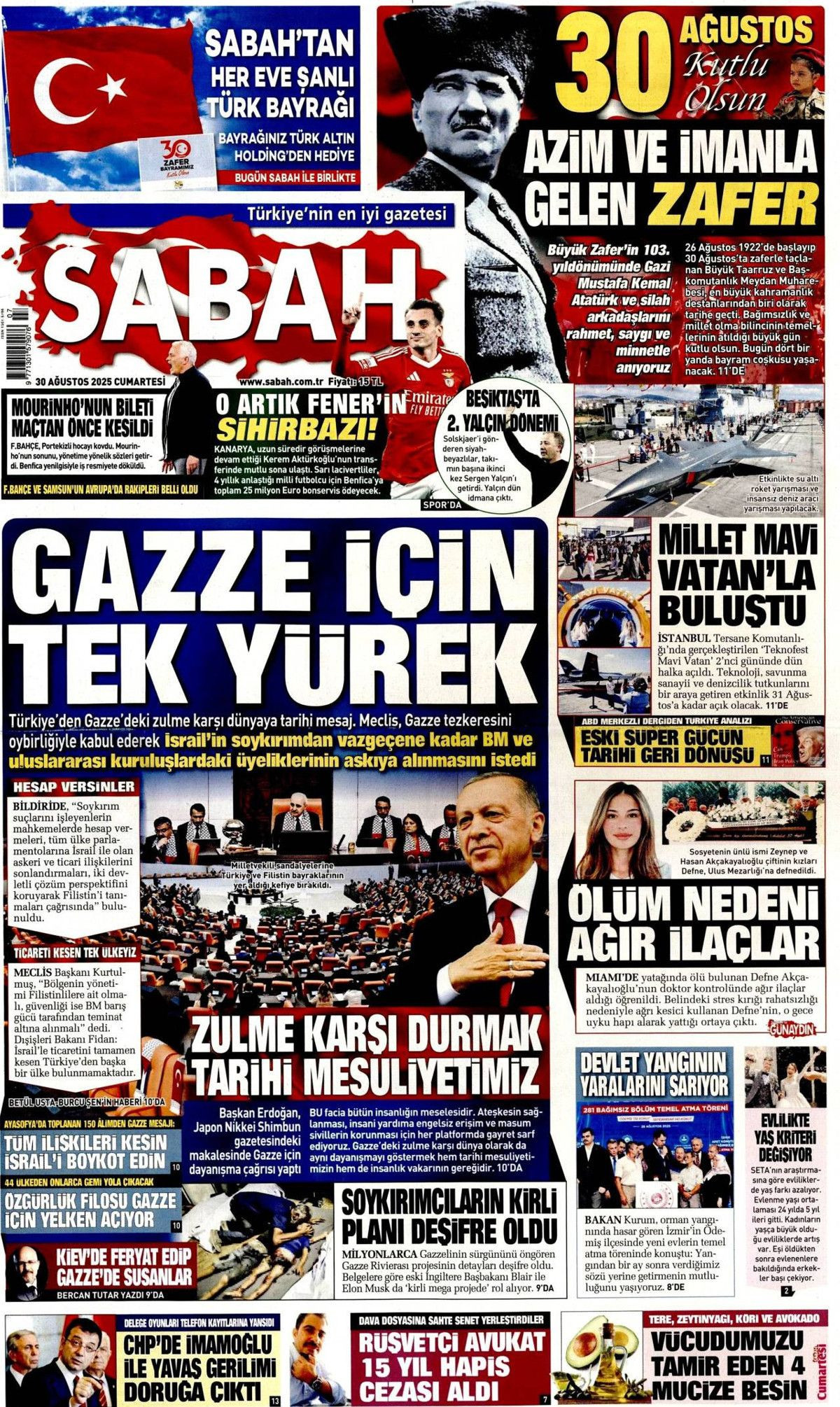 Manşetlerde 30 Ağustos coşkusu: Her adımda tarih yazdı! Büyük zaferin nefes kesen perde arkası... - Sayfa 10