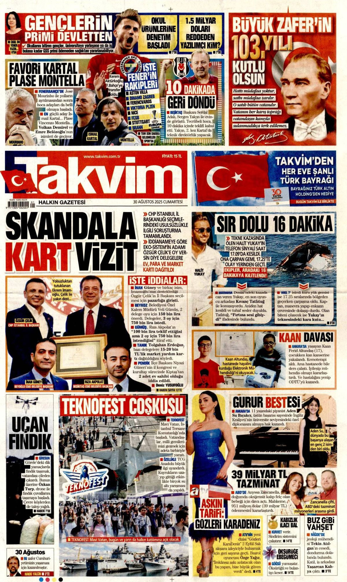 Manşetlerde 30 Ağustos coşkusu: Her adımda tarih yazdı! Büyük zaferin nefes kesen perde arkası... - Sayfa 17