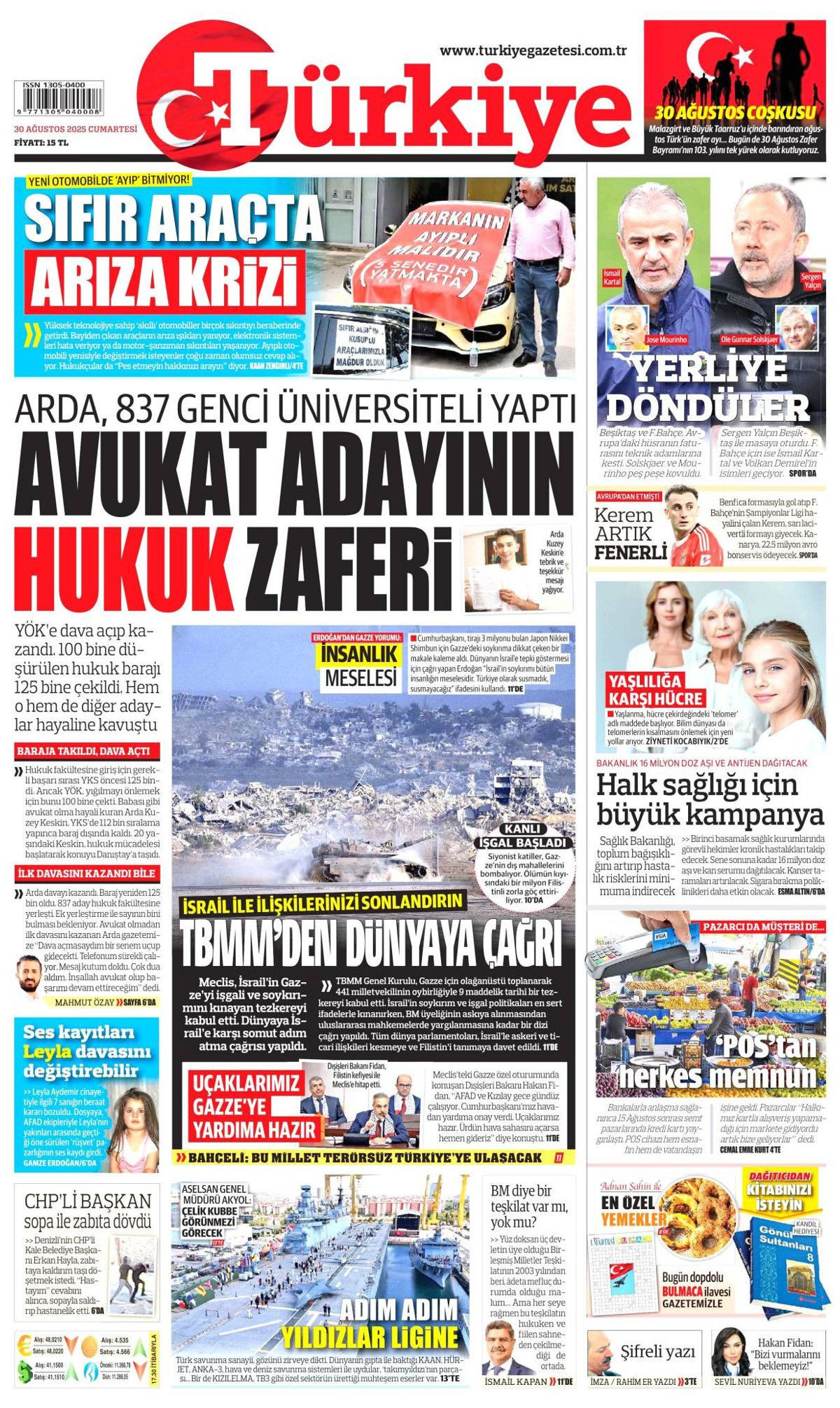 Manşetlerde 30 Ağustos coşkusu: Her adımda tarih yazdı! Büyük zaferin nefes kesen perde arkası... - Sayfa 23