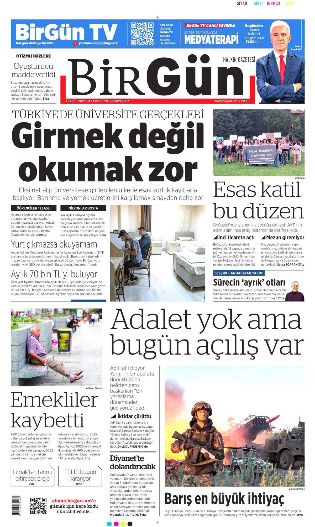 Erdoğan'ın dünyaya barış çağrısı manşetlerde! Barış için ortak yol... - Sayfa 20