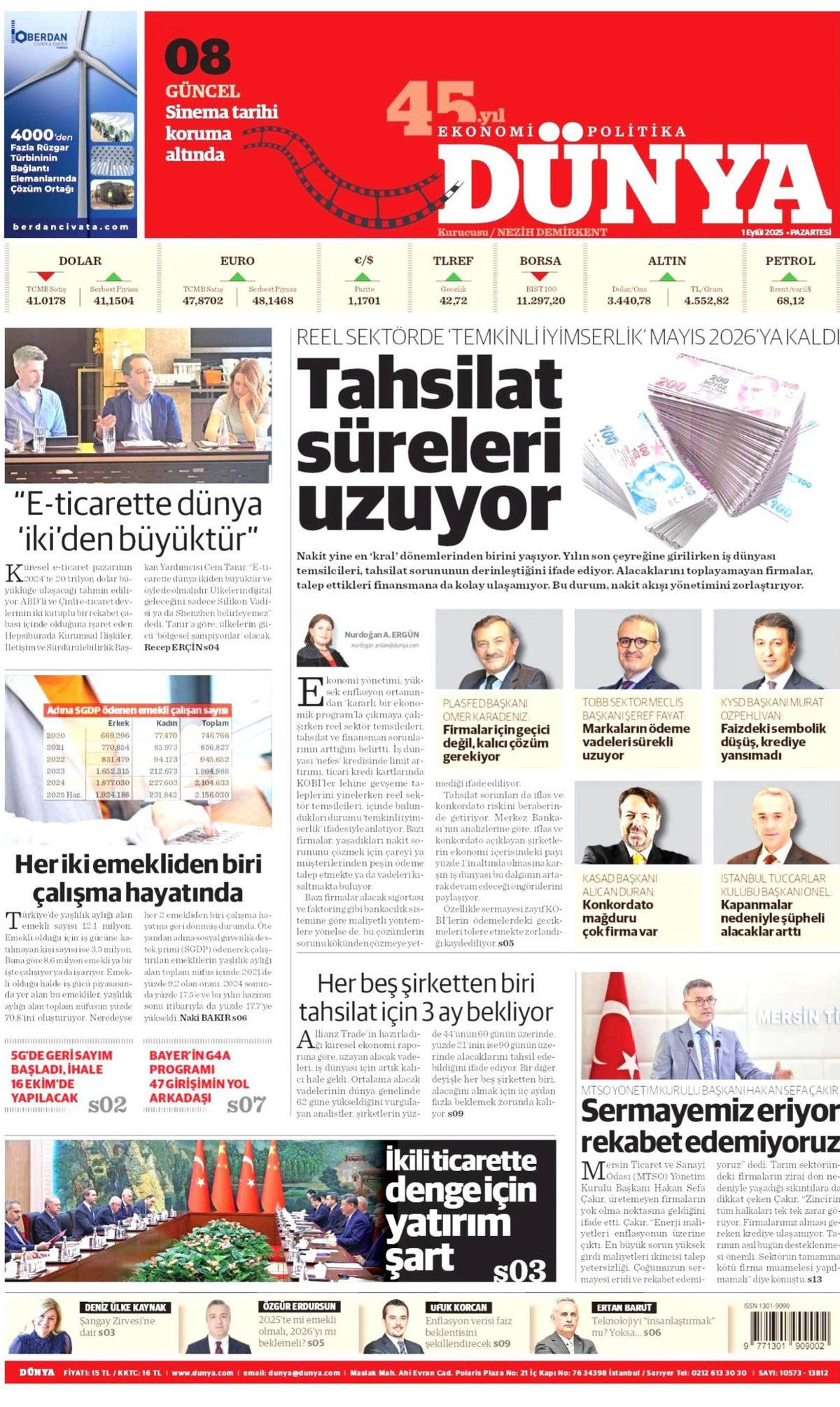 Erdoğan'ın dünyaya barış çağrısı manşetlerde! Barış için ortak yol... - Sayfa 17