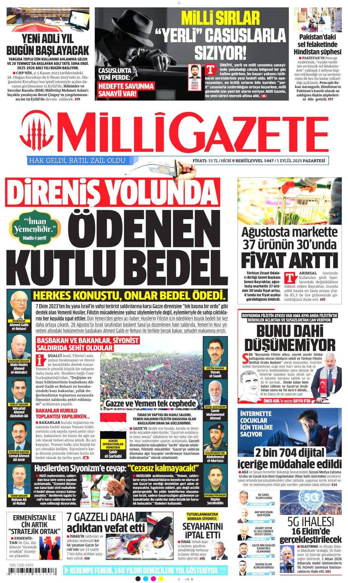 Erdoğan'ın dünyaya barış çağrısı manşetlerde! Barış için ortak yol... - Sayfa 9