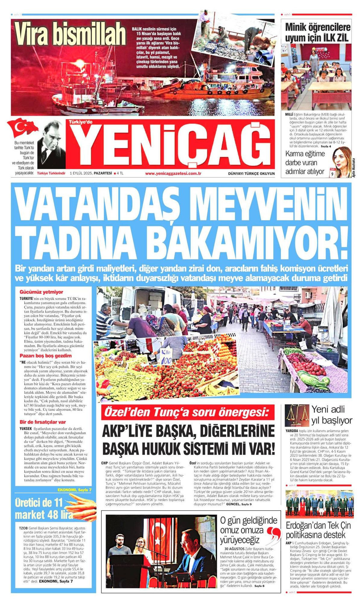 Erdoğan'ın dünyaya barış çağrısı manşetlerde! Barış için ortak yol... - Sayfa 16