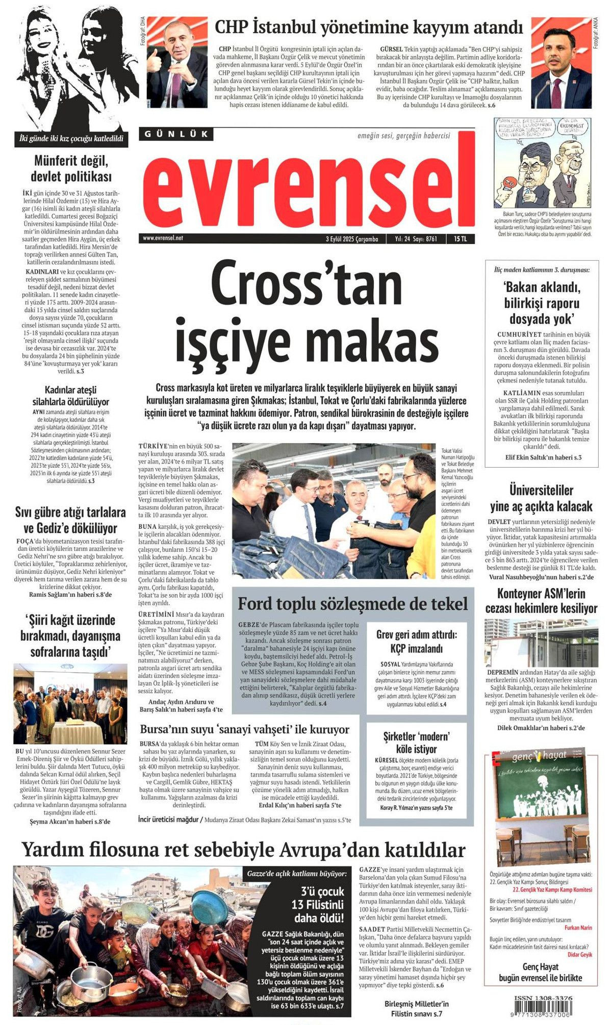 CHP'de İstanbul düğümü! Kongre iptali manşetlerde... Hangi gazete nasıl gördü? - Sayfa 16