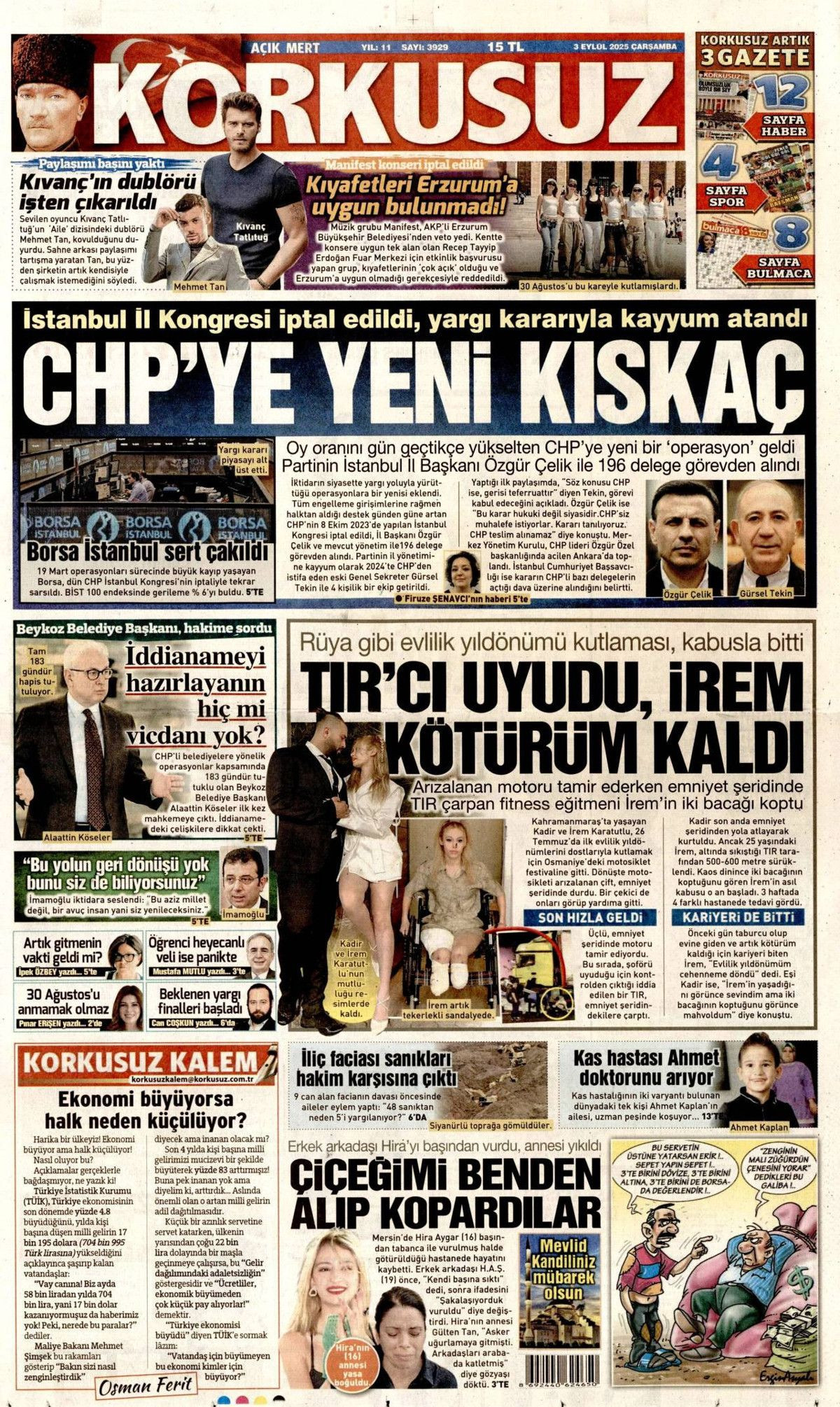 CHP'de İstanbul düğümü! Kongre iptali manşetlerde... Hangi gazete nasıl gördü? - Sayfa 18