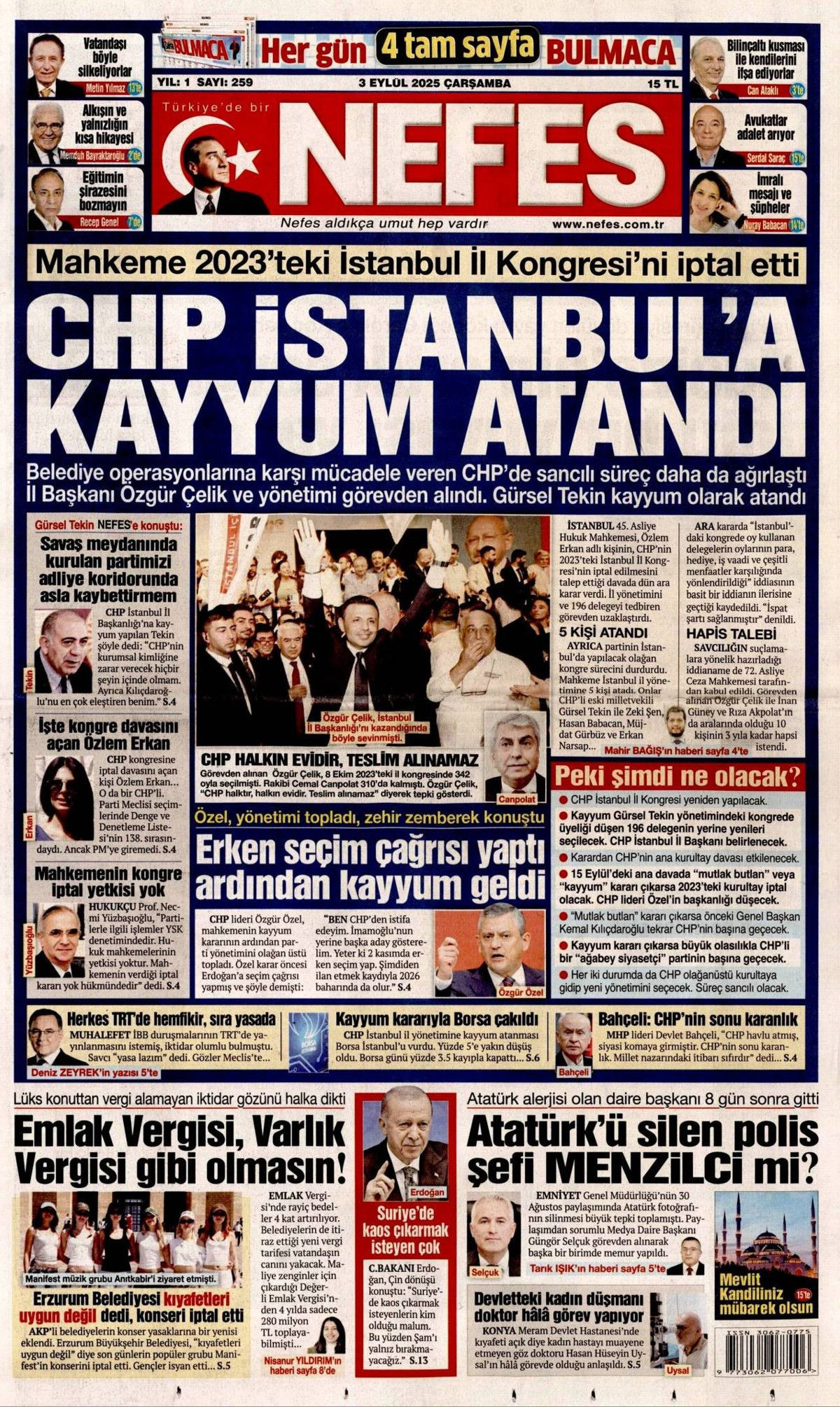 CHP'de İstanbul düğümü! Kongre iptali manşetlerde... Hangi gazete nasıl gördü? - Sayfa 5
