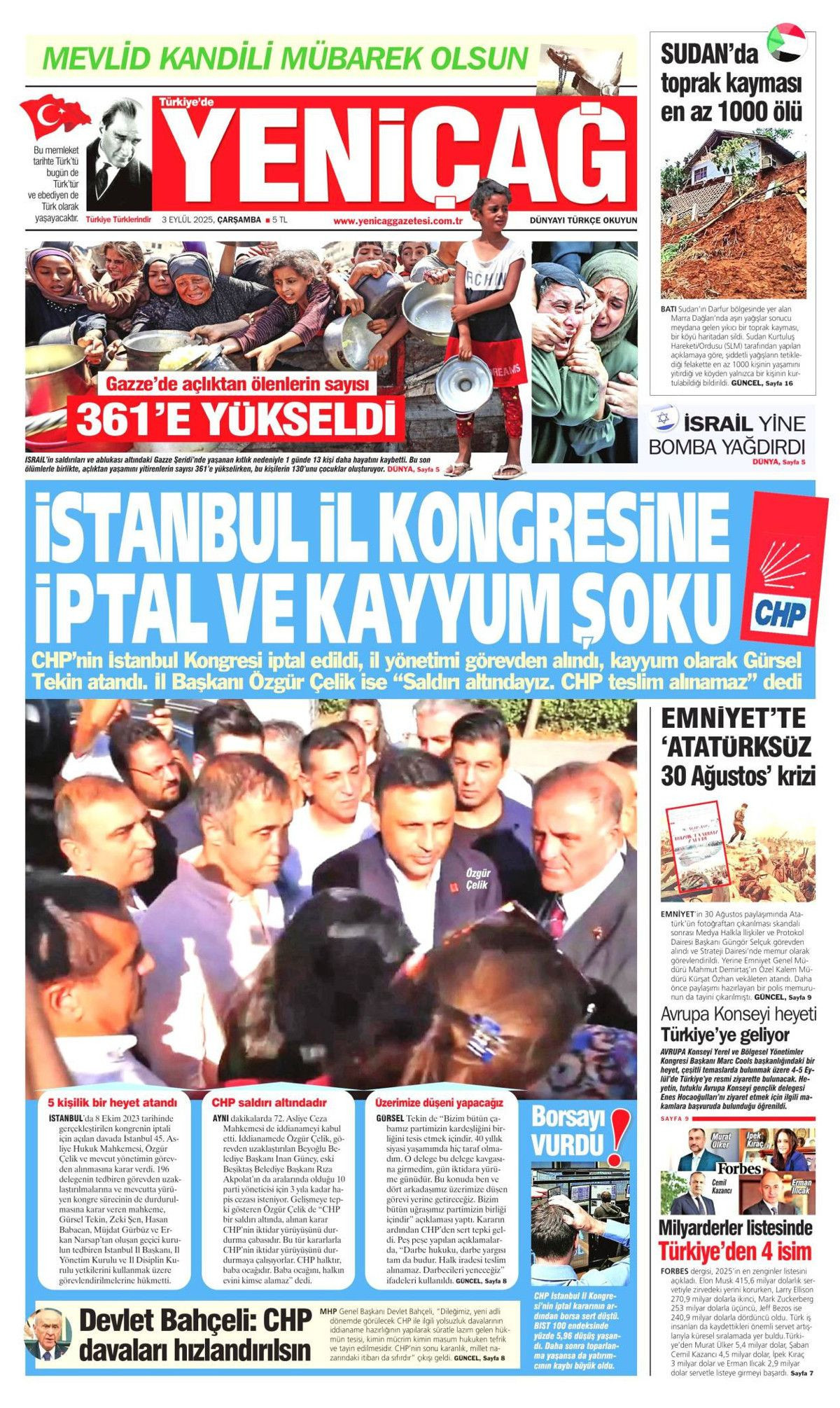 CHP'de İstanbul düğümü! Kongre iptali manşetlerde... Hangi gazete nasıl gördü? - Sayfa 11