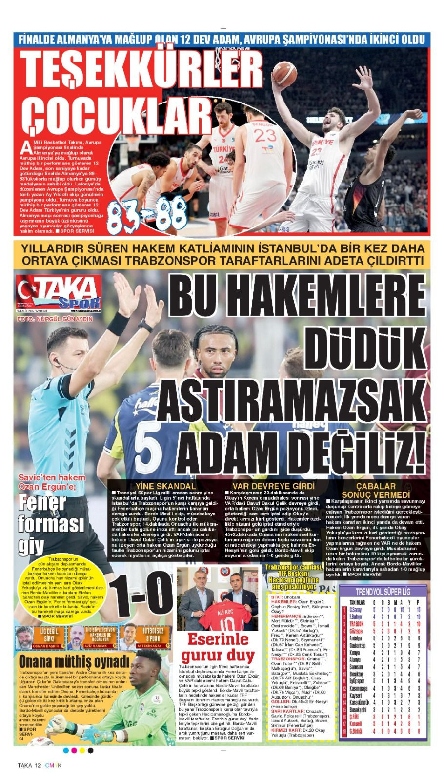 Trabzon yerel basını ateş püskürdü: "Bu hakemlere düdük astıramazsak adam değiliz" - Sayfa 2