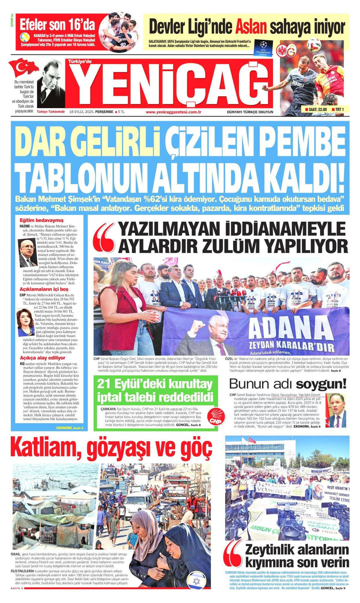 Netanyahu çıldırıyor... Kudüs'te ferman, Gazze'de tapu bizde! Erdoğan'ın "Kudüs'teki hakkımızdan vazgeçmeyiz" sözleri manşetlerde... - Sayfa 10