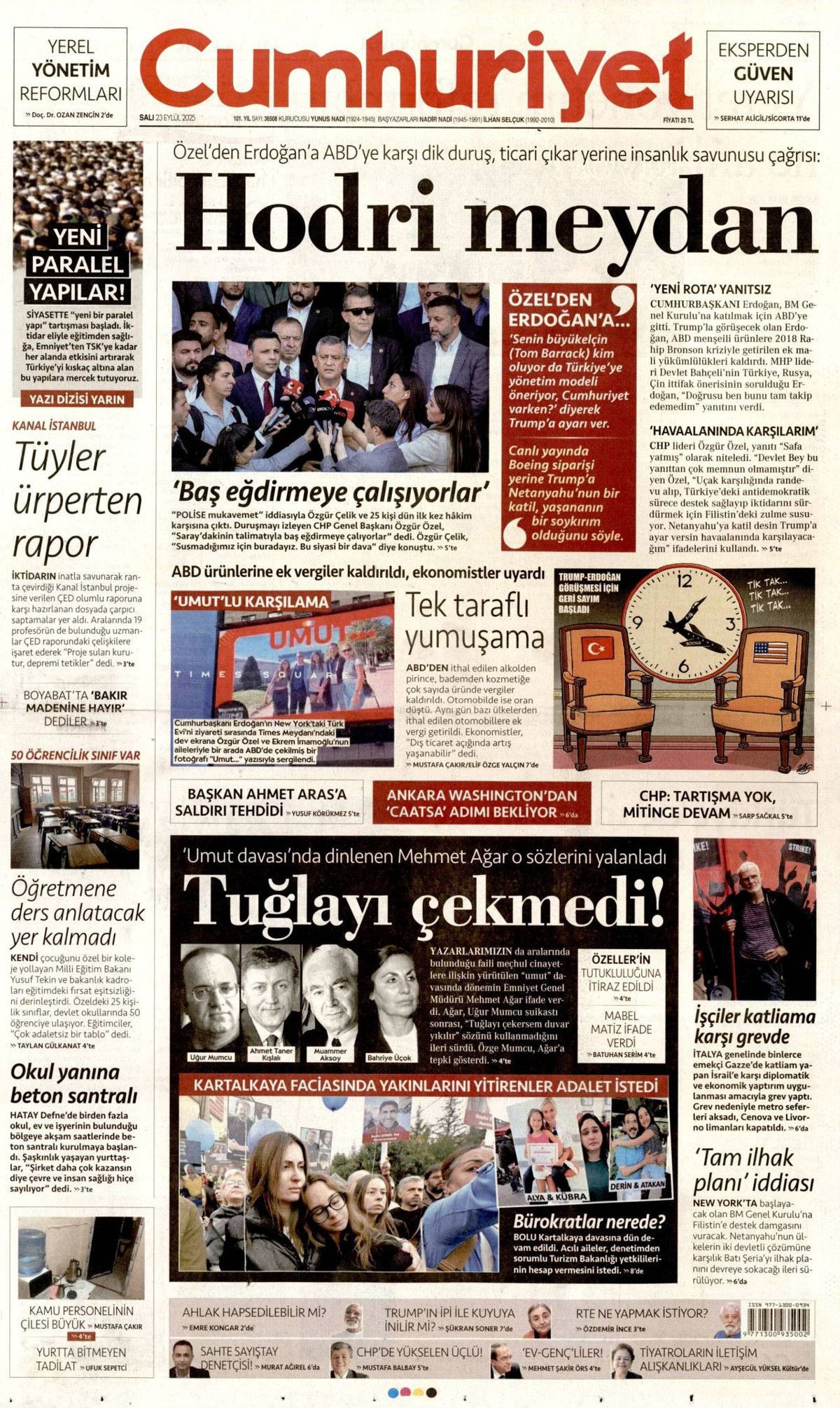 Filistin davası dünyaya mal oldu! Cumhurbaşkanı Erdoğan'ın tarihi BM konuşması manşetlerde! - Sayfa 9