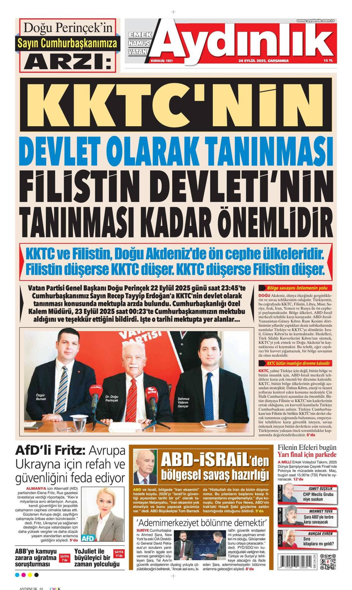 Hangi vicdan buna dayanır? Cumhurbaşkanı Erdoğan'ın tarihi BM konuşması manşetlerde! Hangi gazete nasıl gördü? - Sayfa 7