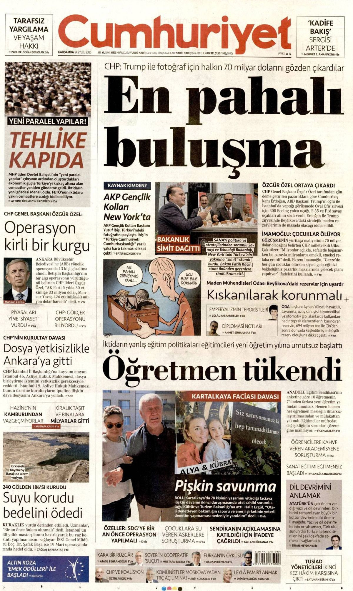 Hangi vicdan buna dayanır? Cumhurbaşkanı Erdoğan'ın tarihi BM konuşması manşetlerde! Hangi gazete nasıl gördü? - Sayfa 5