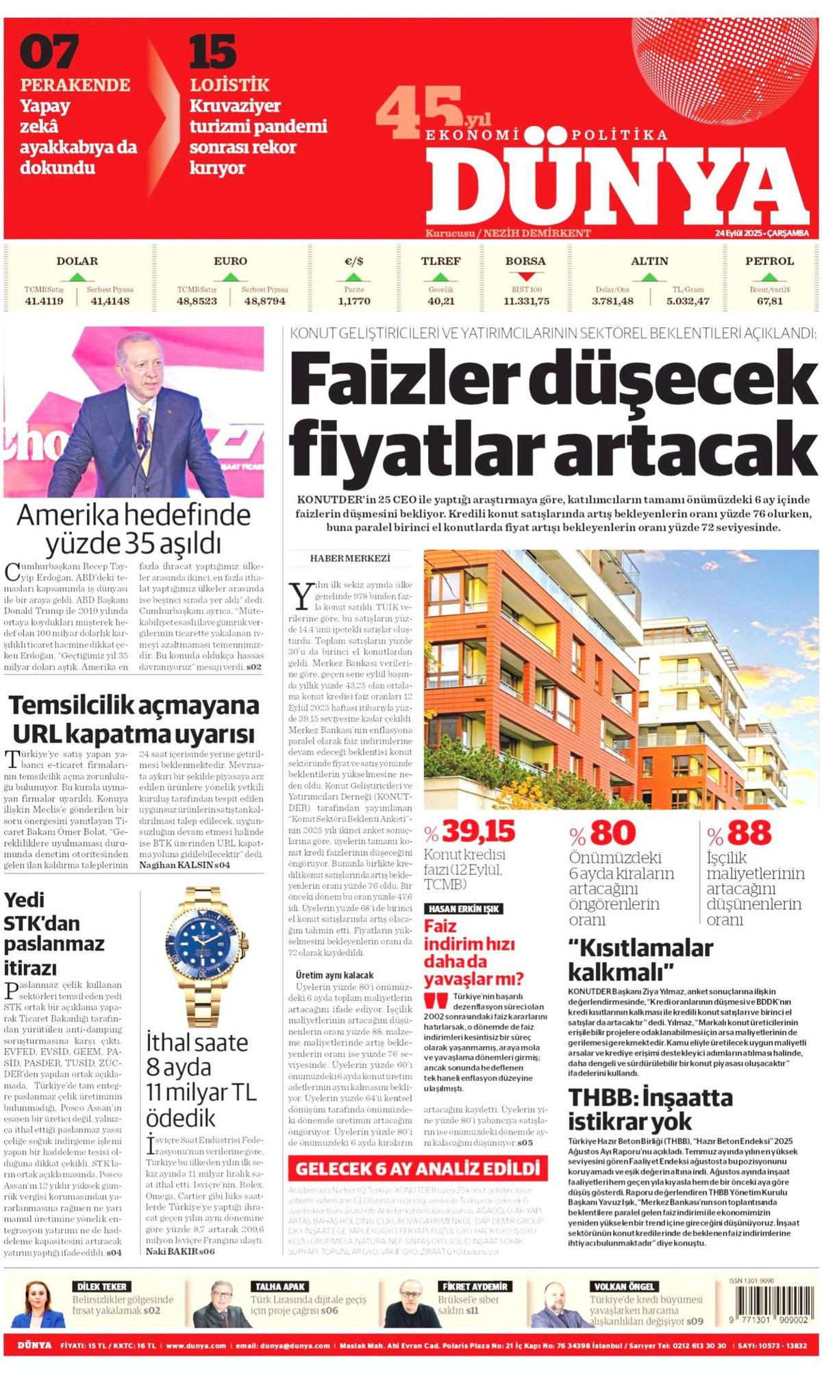 Hangi vicdan buna dayanır? Cumhurbaşkanı Erdoğan'ın tarihi BM konuşması manşetlerde! Hangi gazete nasıl gördü? - Sayfa 9