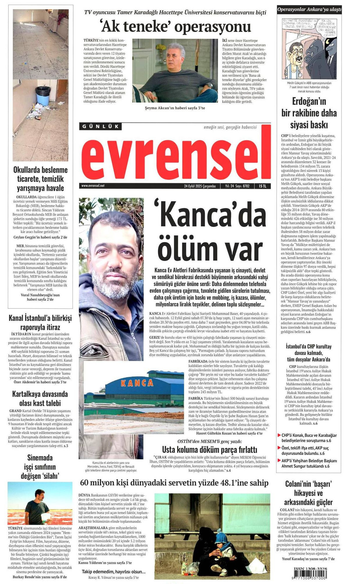 Hangi vicdan buna dayanır? Cumhurbaşkanı Erdoğan'ın tarihi BM konuşması manşetlerde! Hangi gazete nasıl gördü? - Sayfa 22