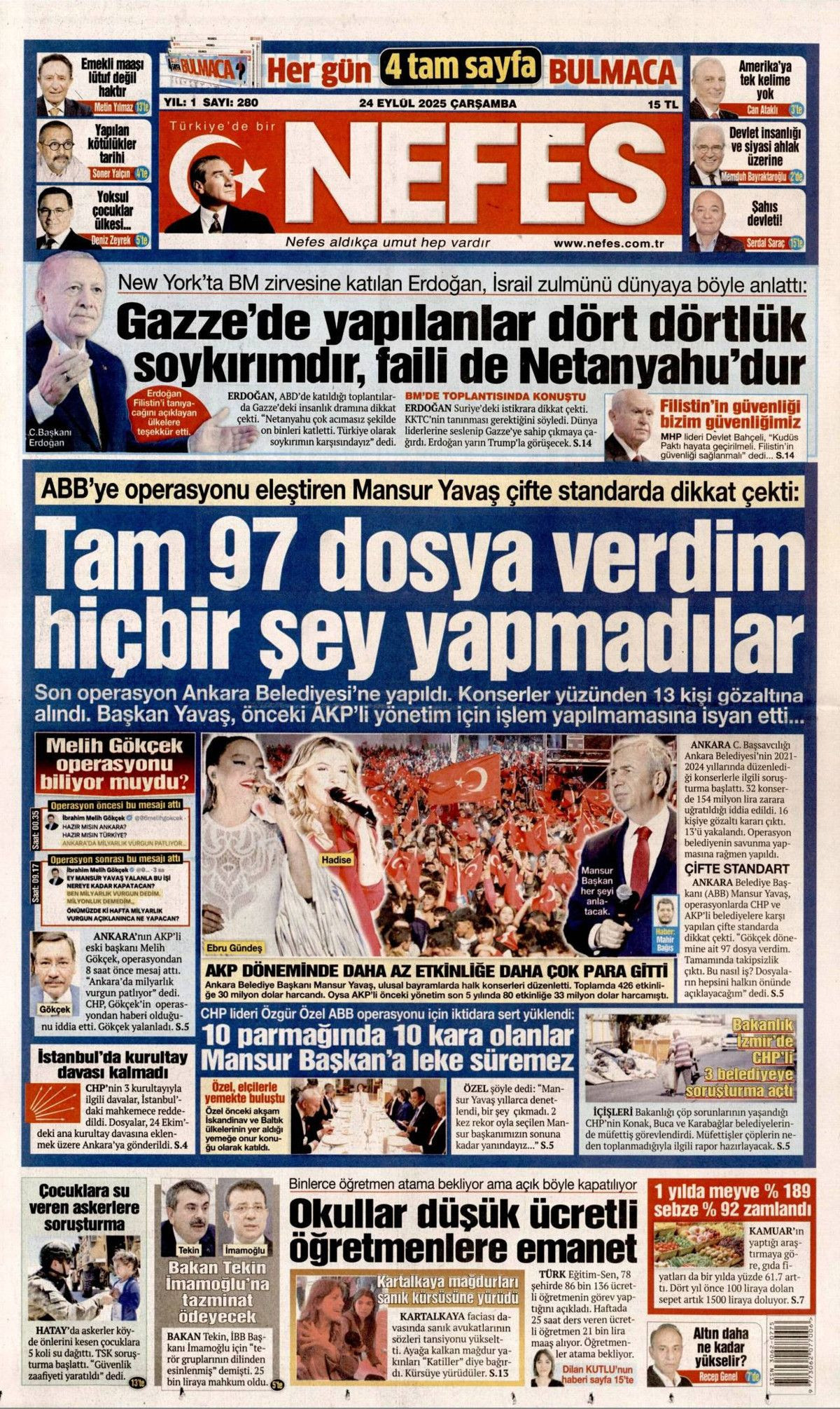 Hangi vicdan buna dayanır? Cumhurbaşkanı Erdoğan'ın tarihi BM konuşması manşetlerde! Hangi gazete nasıl gördü? - Sayfa 6