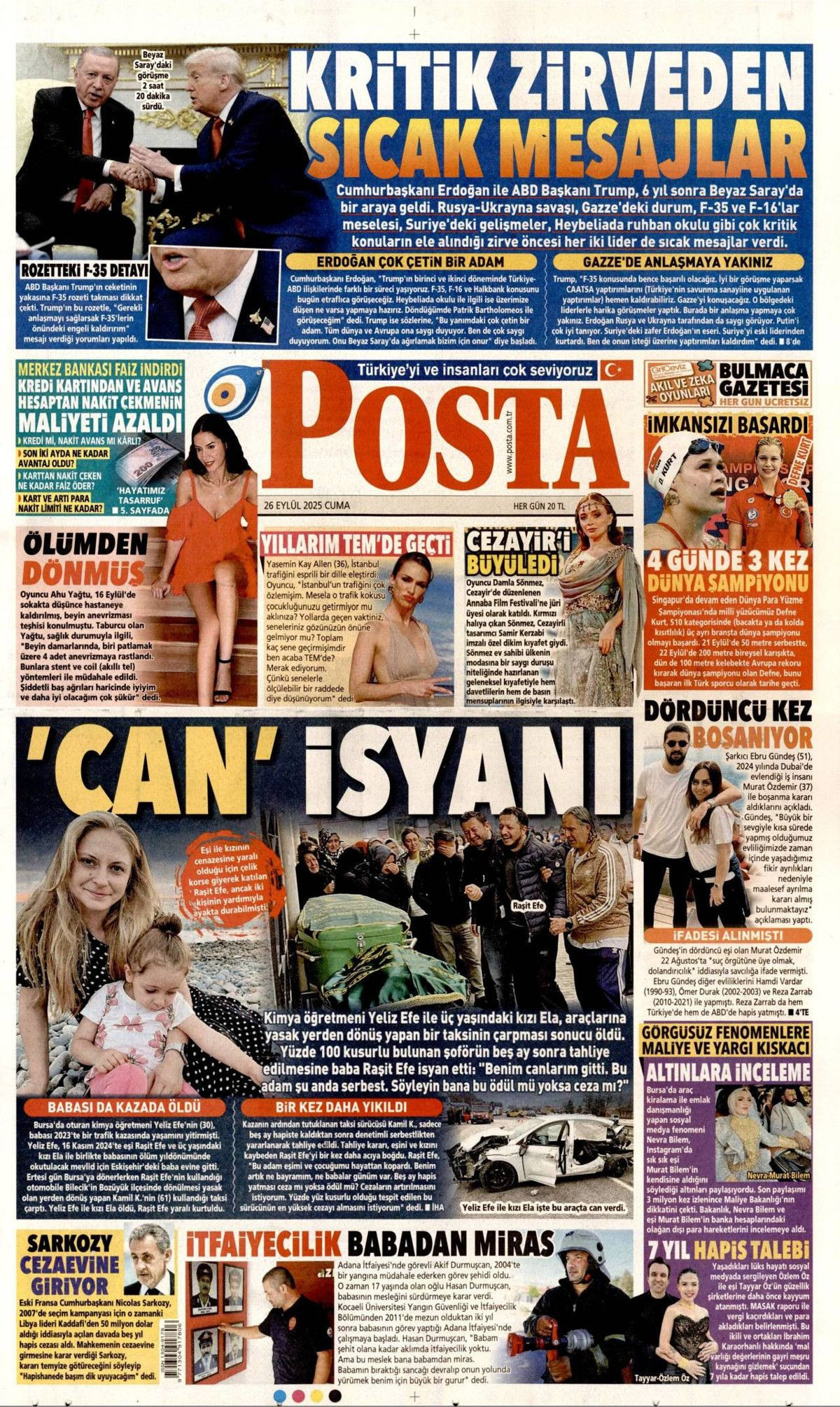 Sıcak mesajlar, sıkı pazarlık! Erdoğan, 6 yıl sonra  Beyaz Saray'da övgülerle karşılandı... Erdoğan-Trump görüşmesi manşetlerde! - Sayfa 16