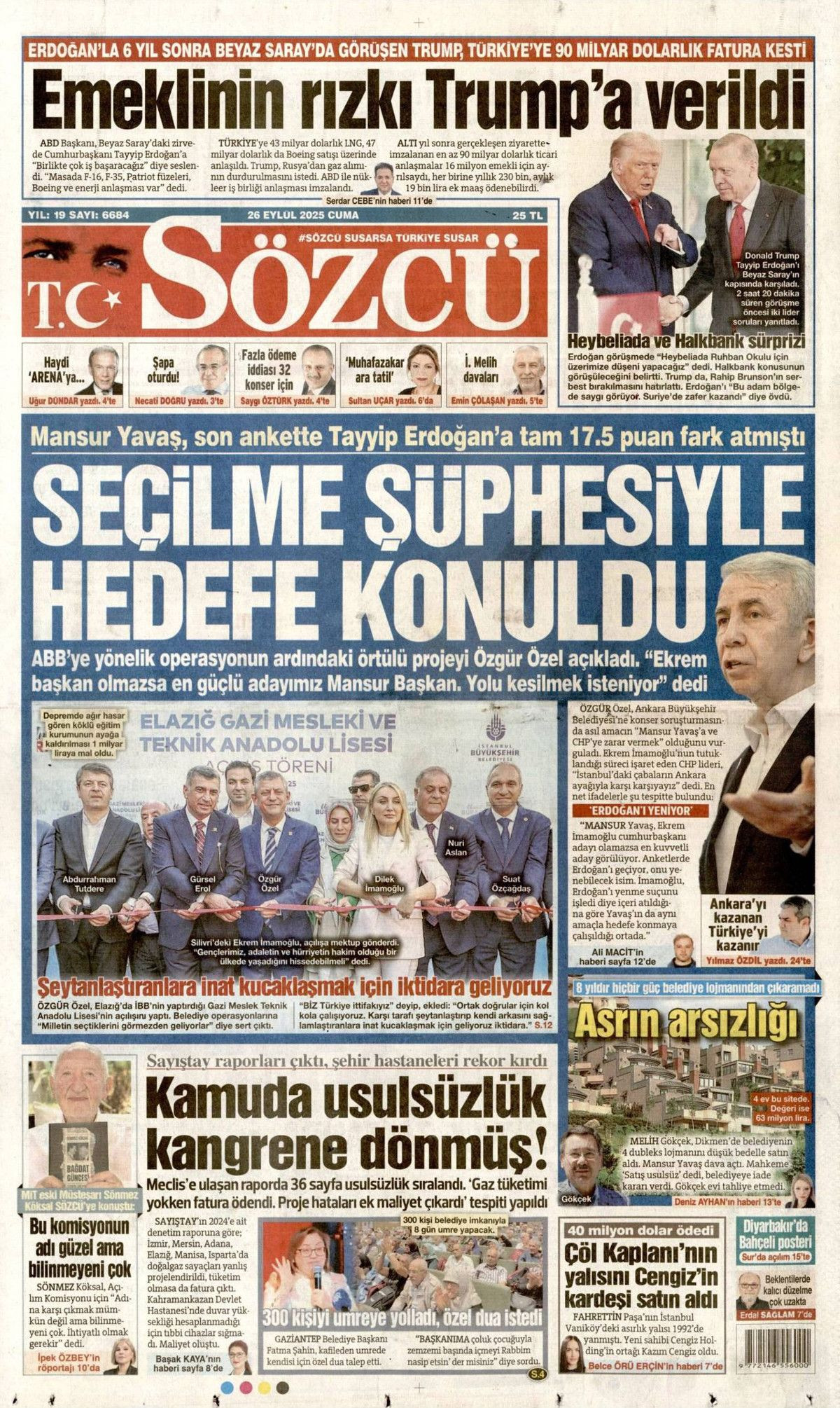 Sıcak mesajlar, sıkı pazarlık! Erdoğan, 6 yıl sonra  Beyaz Saray'da övgülerle karşılandı... Erdoğan-Trump görüşmesi manşetlerde! - Sayfa 5